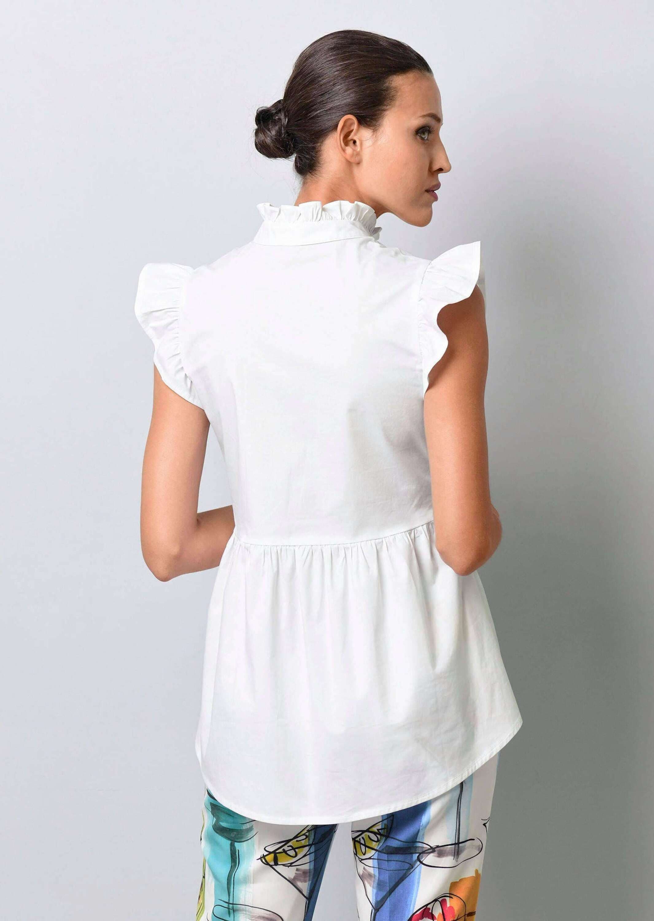 Alba Moda Trägertop »Blusentop Blusentop mit Volant«