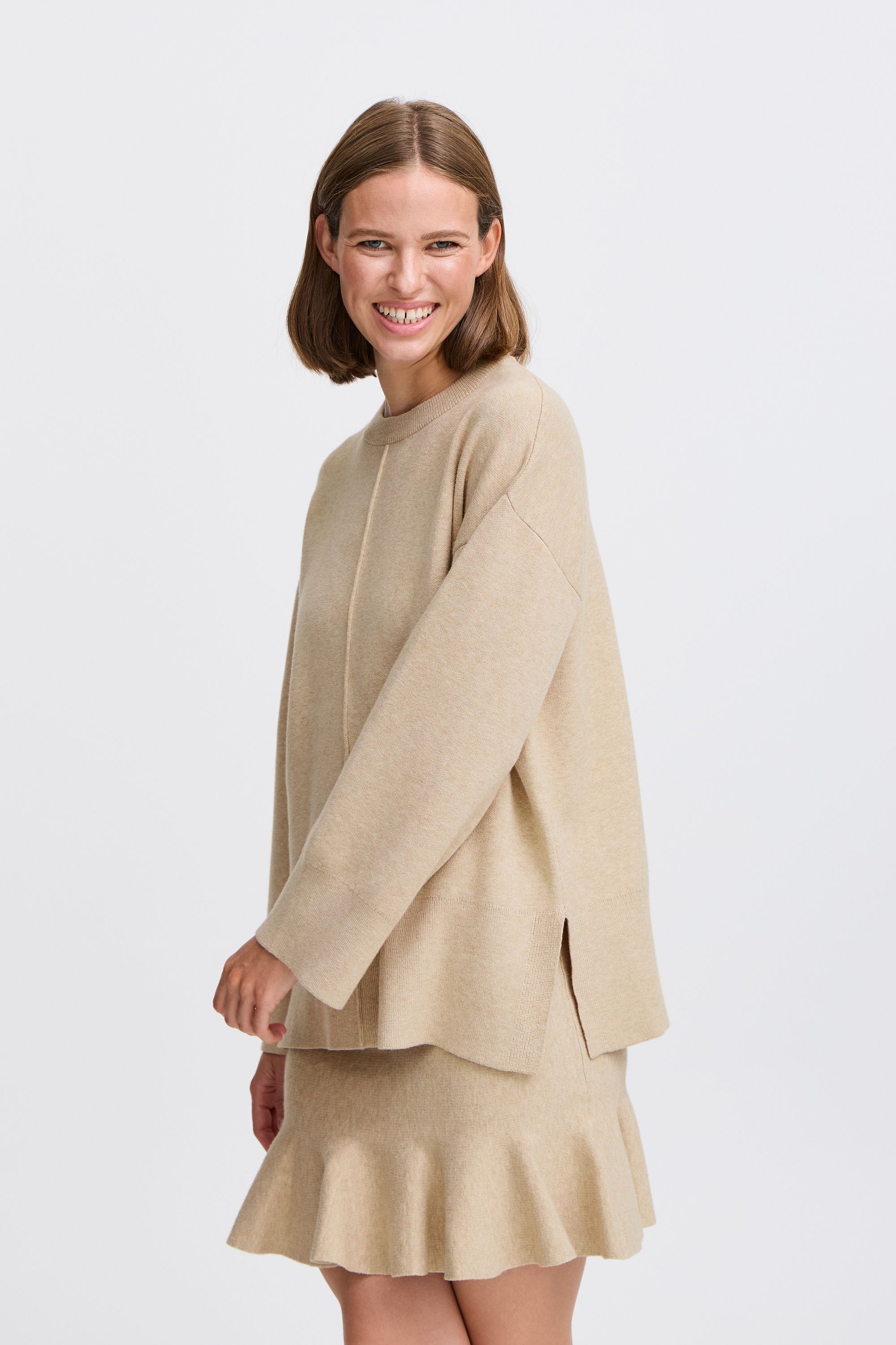 b.young Strickfleece-Pullover »Strickpullover BYOTARI JUMPER -«