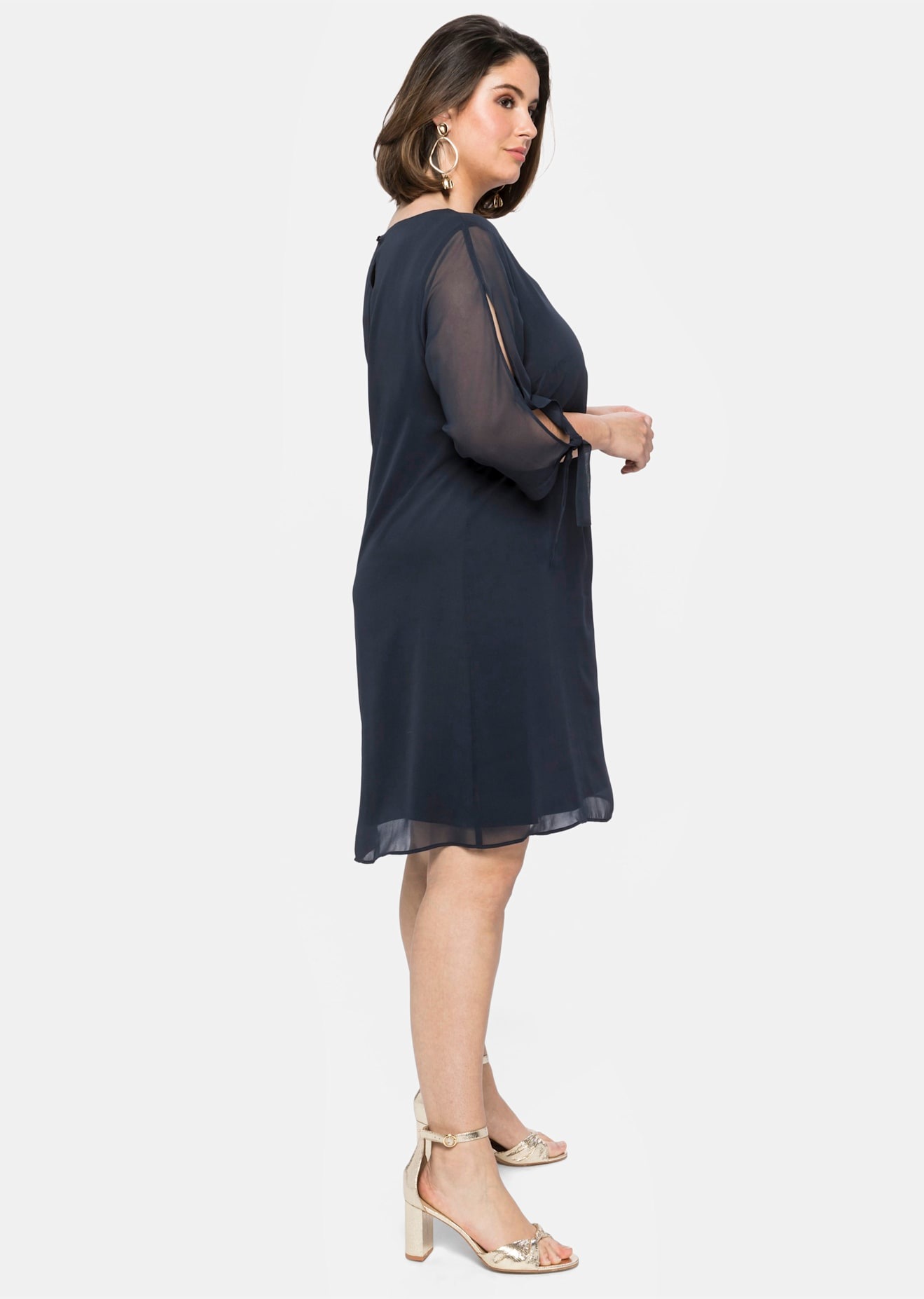 Sheego Chiffonkleid »Chiffonkleid«