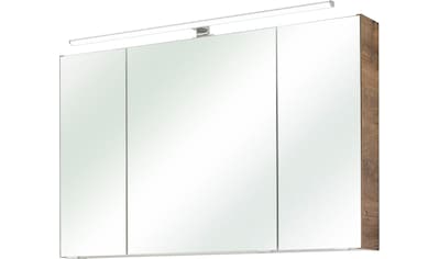PELIPAL Spiegelschrank »Quickset«, Breite 105 cm, 3-türig, LED-Beleuchtung,... kaufen