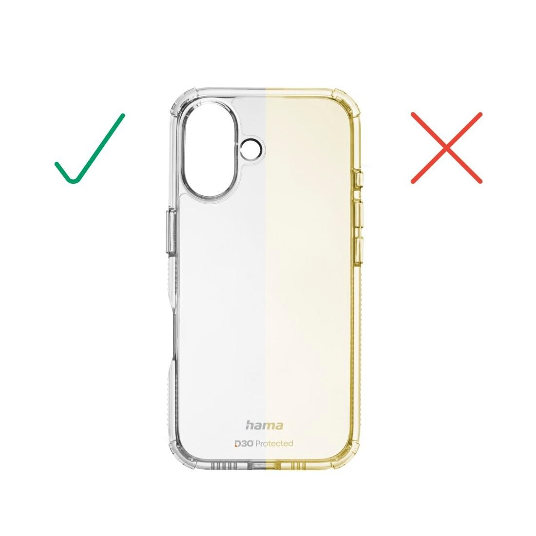 Hama Smartphone-Hülle »Handyhülle „Extreme Protect“ für iPhone 16 (stoßfest, sturzsicher)«, iPhone 16, 15,4 cm (6,1 Zoll)
