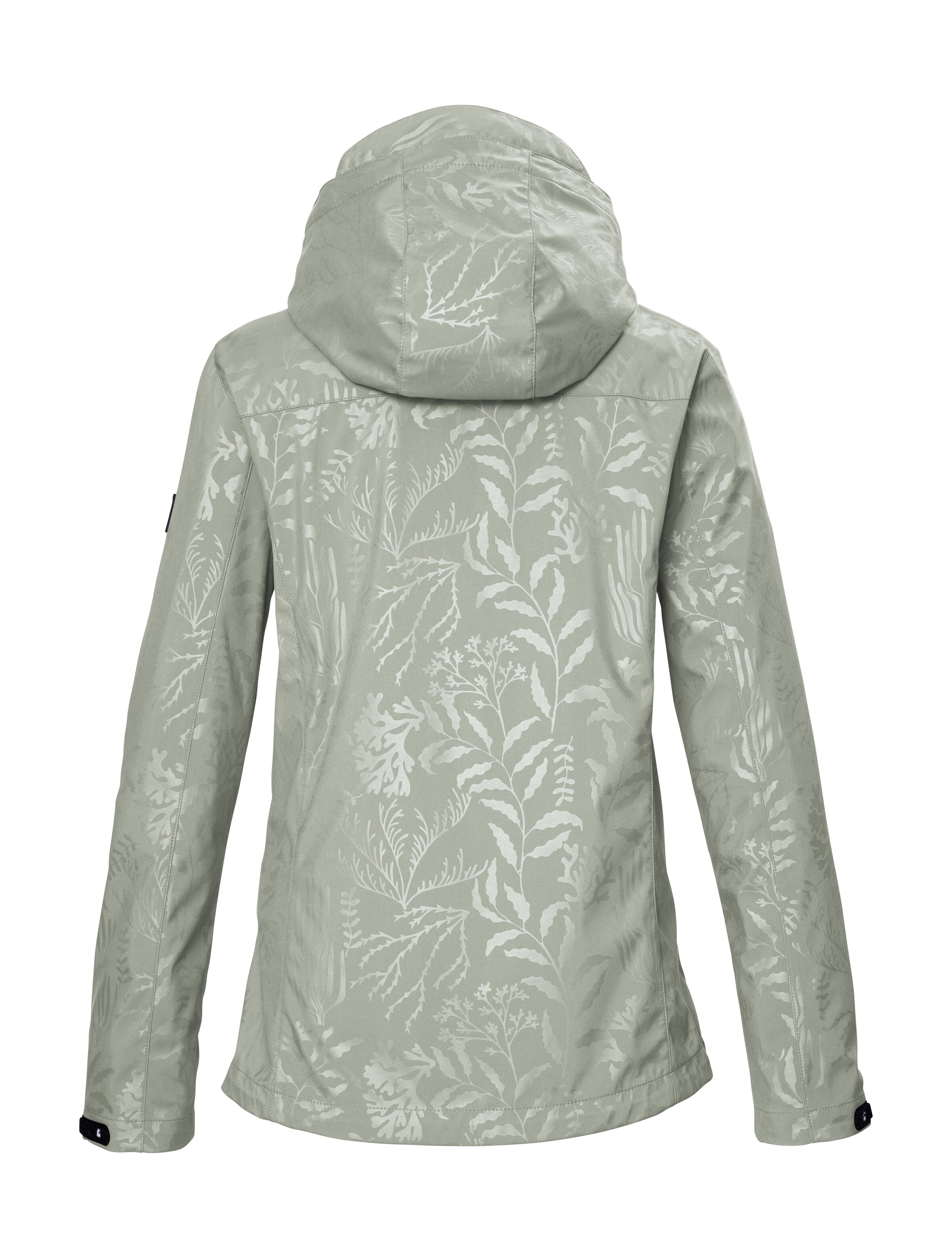 Killtec Softshelljacke »KOS 122 WMN SFTSHLL JCKT FLORAL« Softshelljacke: Wind- und wasserdicht, atmungsaktiv, Kapuze abzippbar
