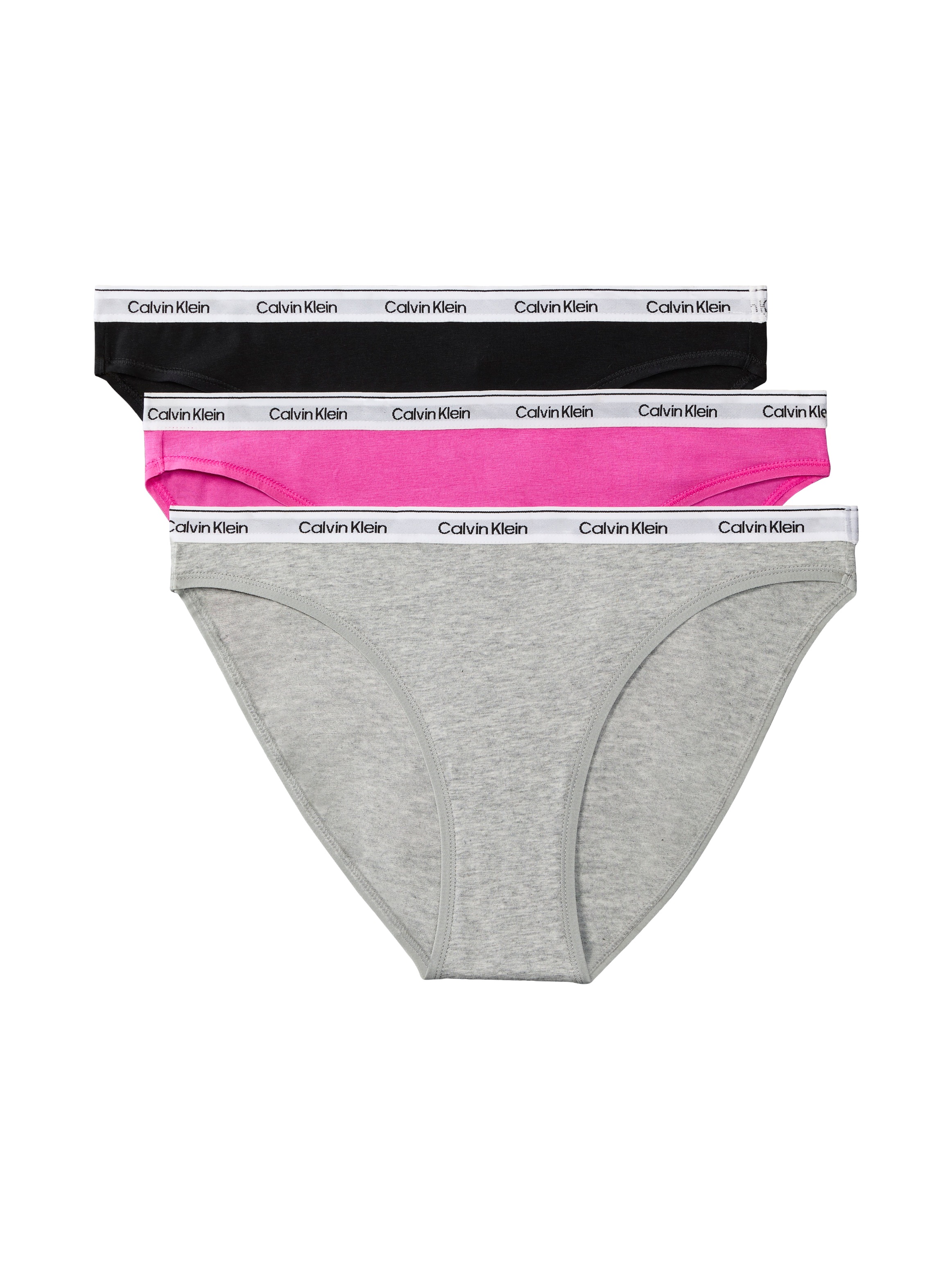 Calvin Klein Underwear Bikinislip »BIKINI 3PK« Packung, 3er-Pack,  Körpernahe Passform mit elastischem Bund