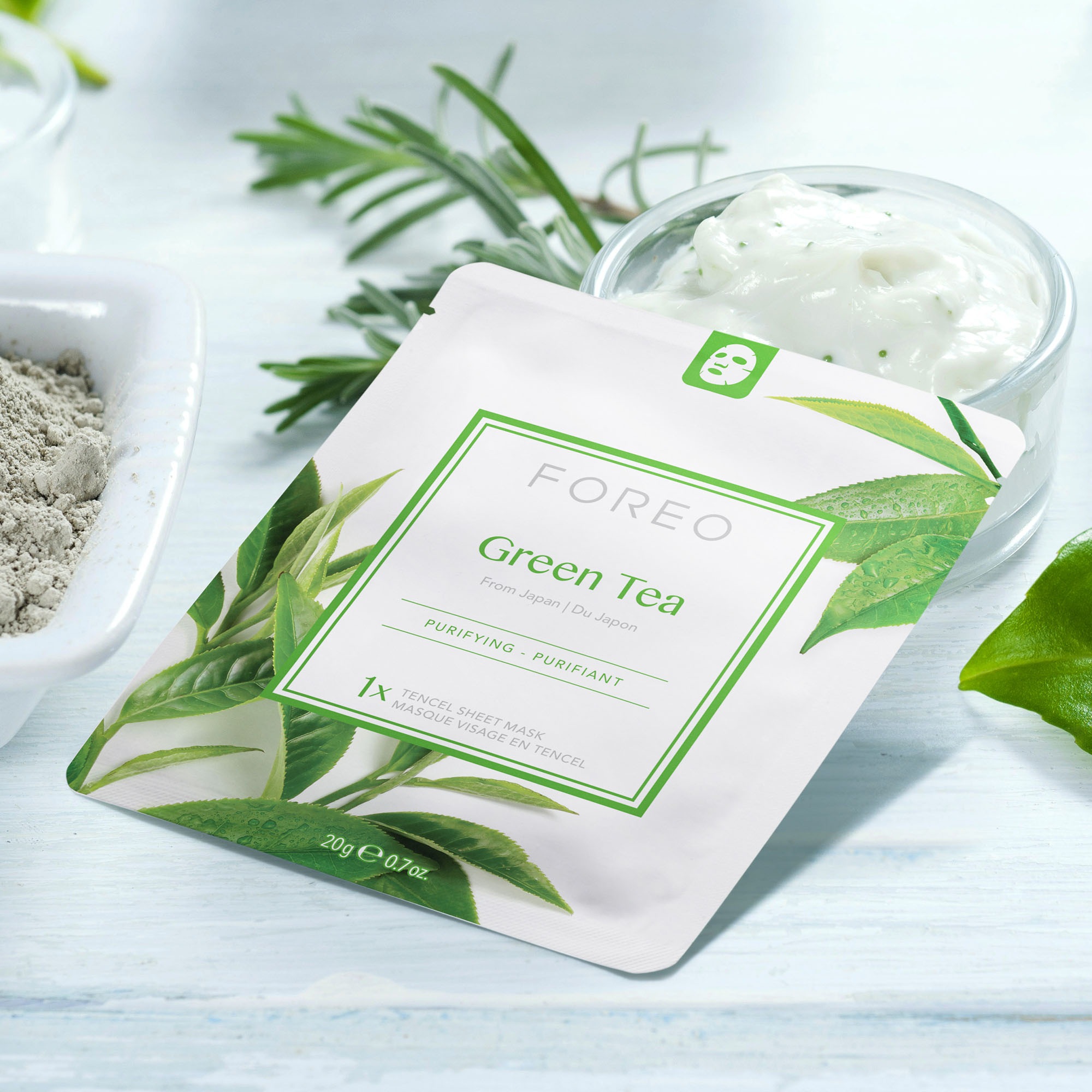bei OTTOversand Gesichtsmaske Tea« FOREO Sheet Masks To »Farm Green Face Collection