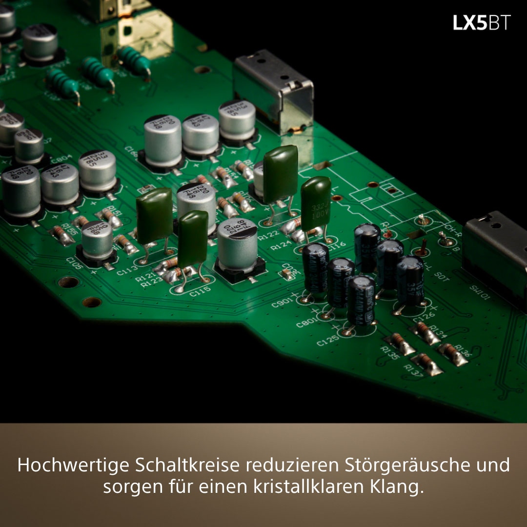 Sony Plattenspieler »PS-LX5BT + SRS-XB100« Vollautomatik, Riemenantrieb, Tonabnehmer, Hi Res Wi, Phono Vorv.