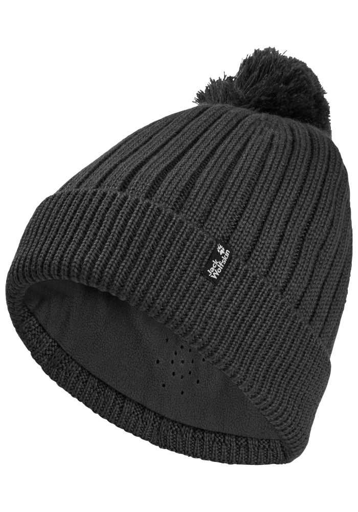 Jack Wolfskin Bommelmütze »POM POM BEANIE« Bommelmütze, warm, winddicht