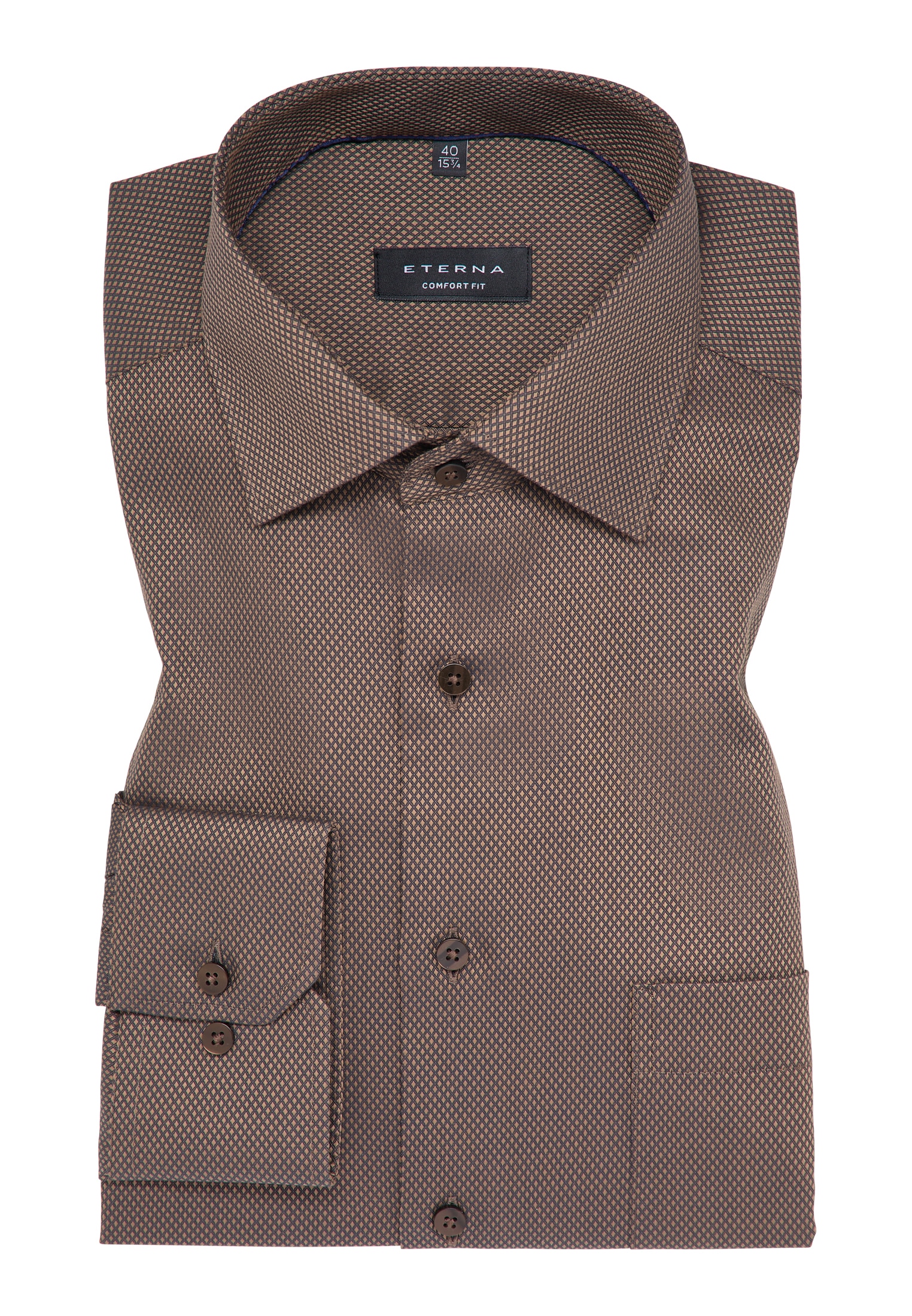 Eterna Langarmhemd »COMFORT FIT« NON IRON (bügelfrei)