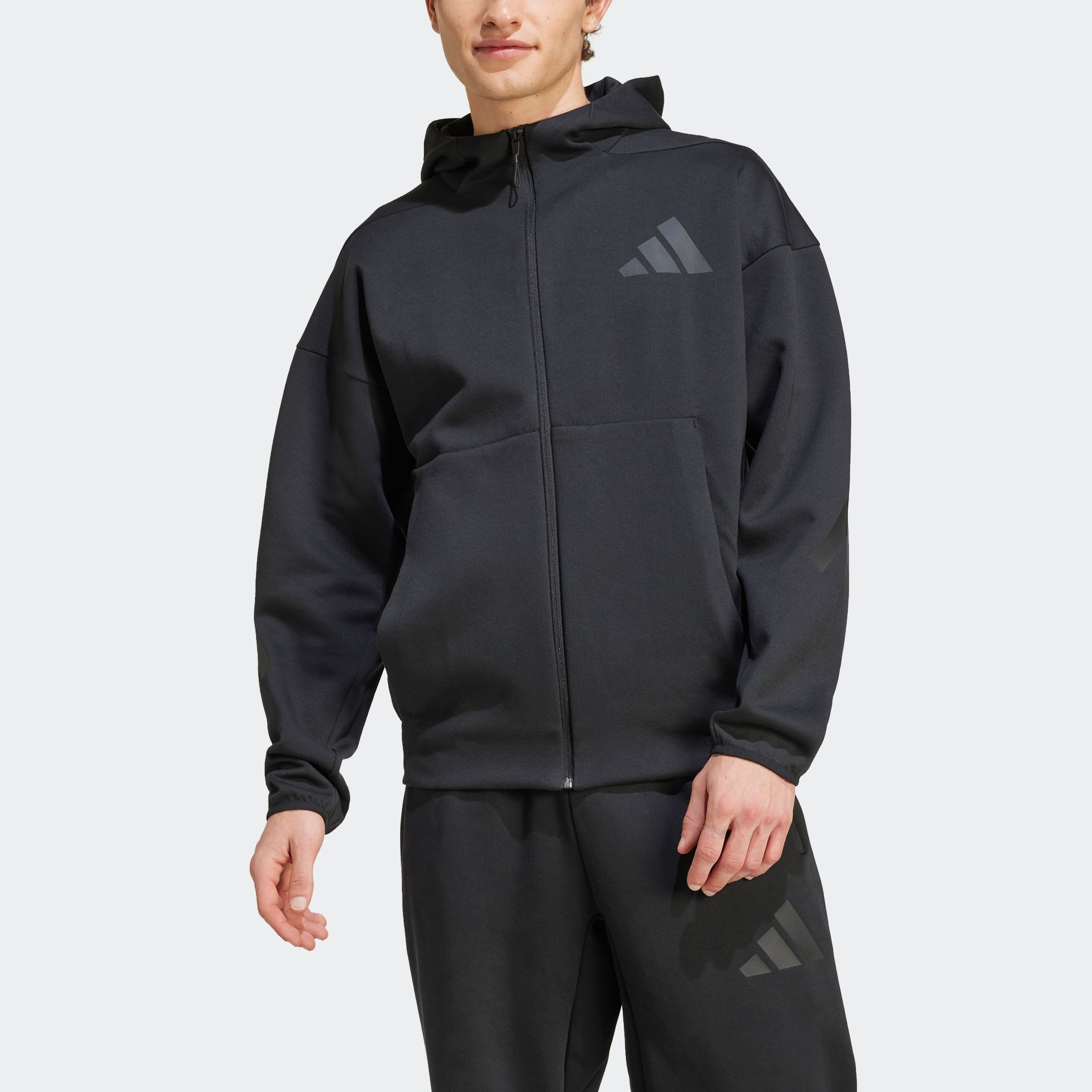 adidas Sportswear Kapuzensweatshirt »M Z.N.E. FZ«, für sportliche Aktivitäten, aus Polyester und Baumwolle
