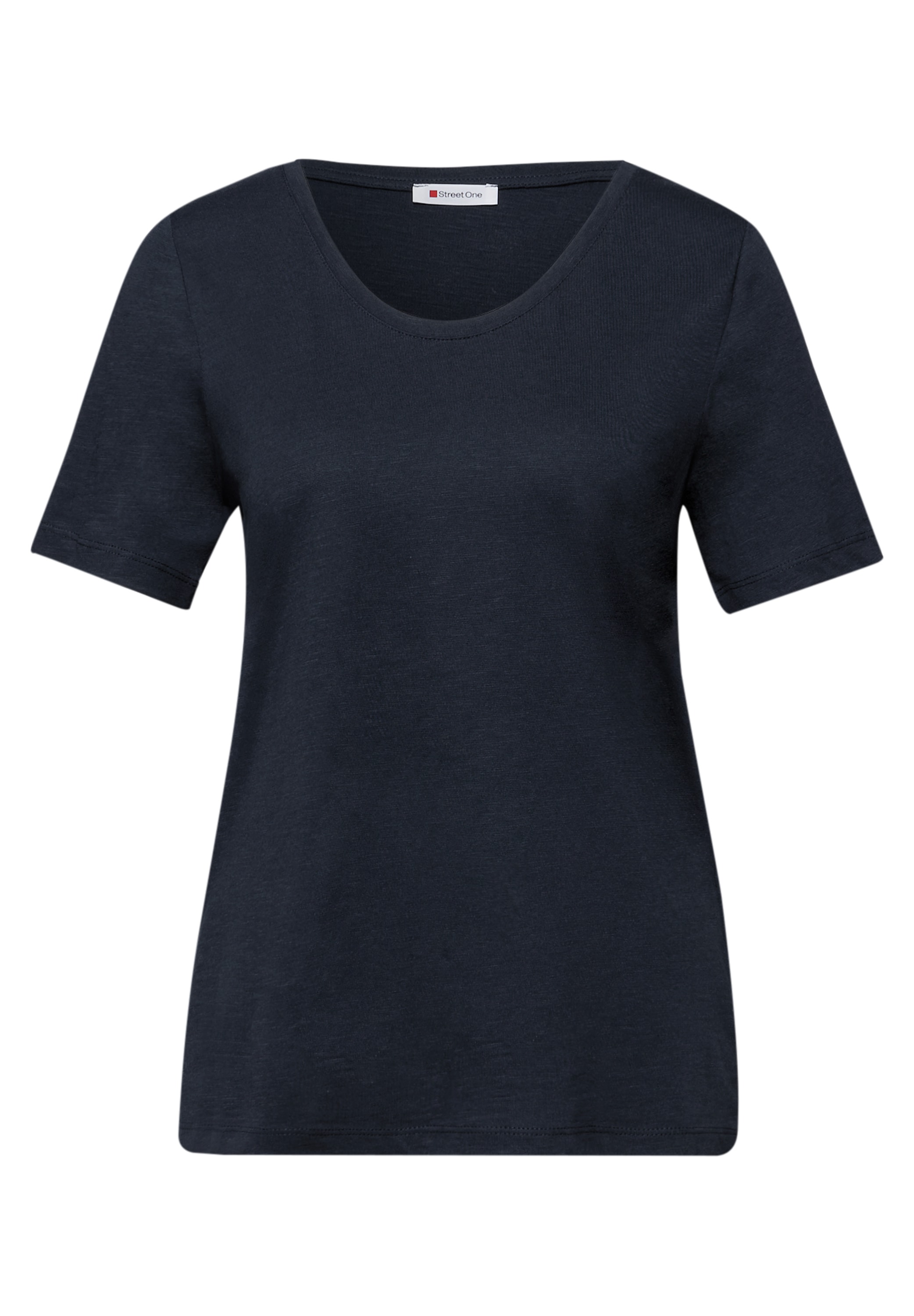 STREET ONE T-Shirt »Style Gerda« mit femininem V-Ausschnitt