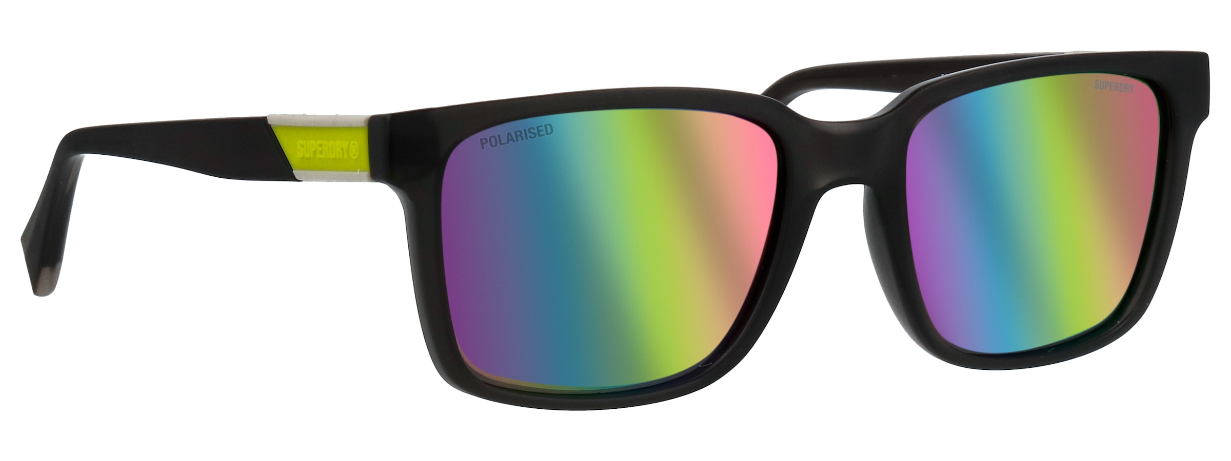 Superdry Sonnenbrille »Modell 996098« Form Karree/Eckig, Logoschriftzug auf Bügel, Injectionfassung