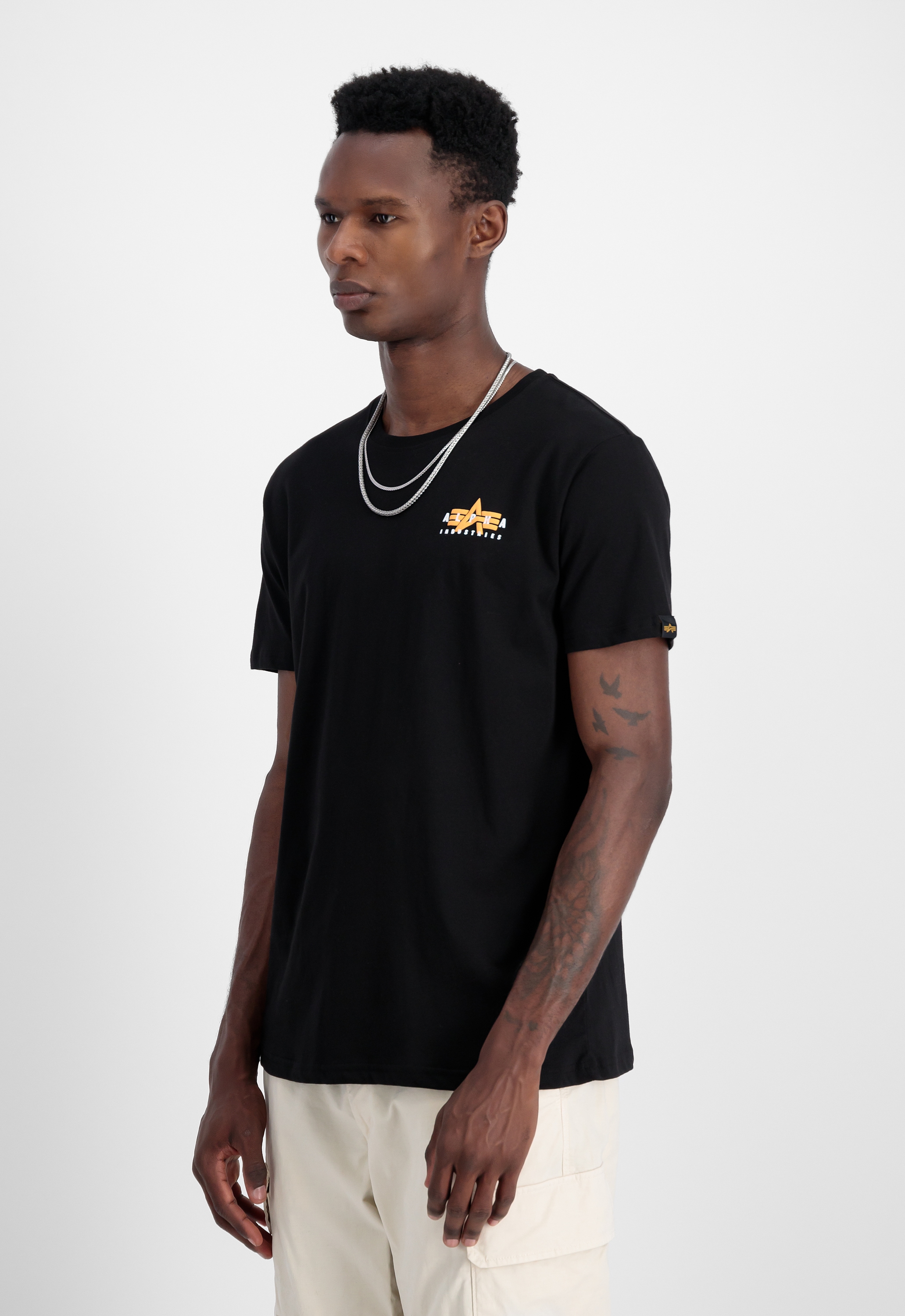 Alpha Industries T-Shirt »Puff Print Logo Backprint T-Shirt T-Shirt«