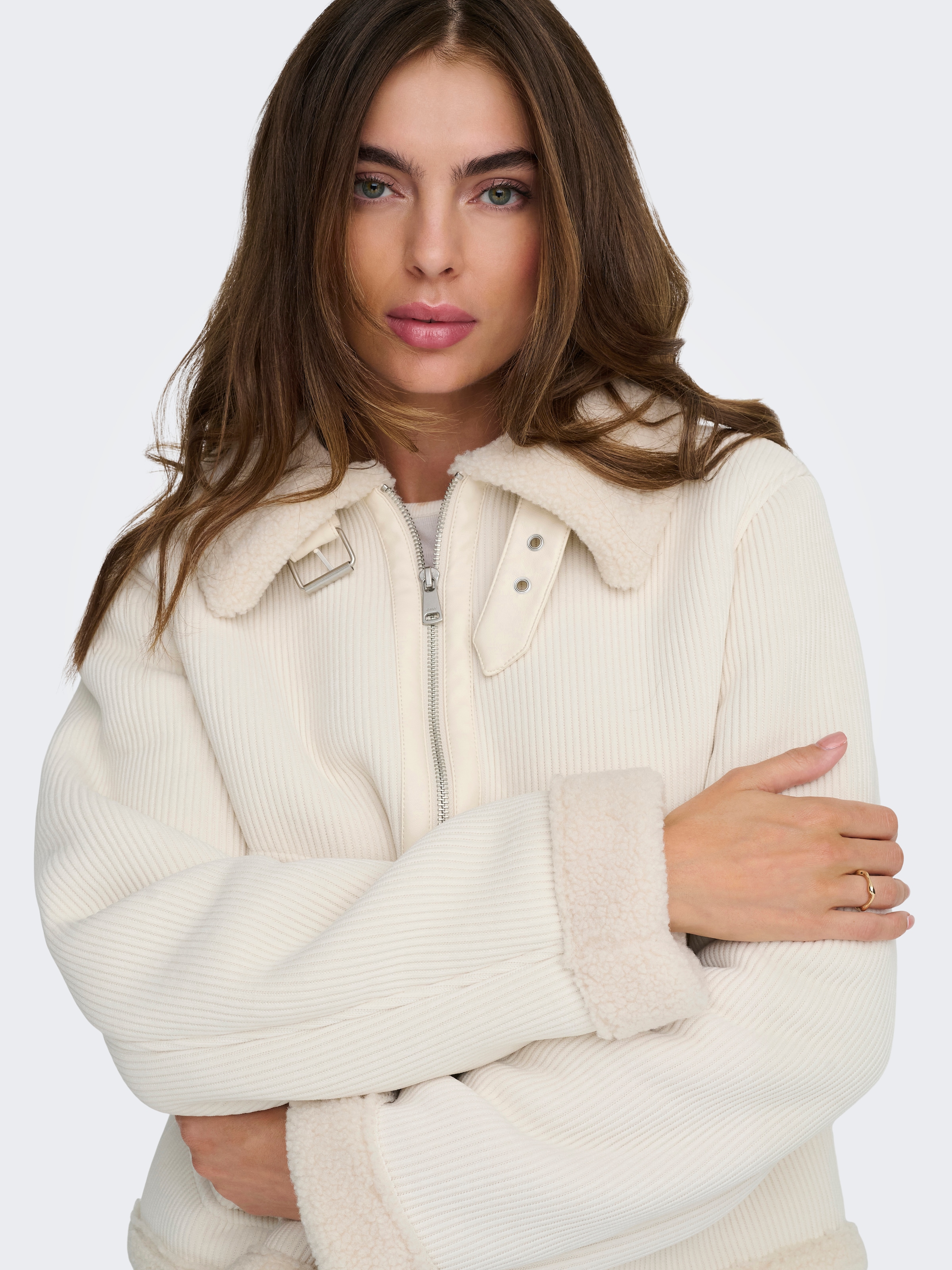 ONLY Cordjacke »ONLKINGSTON CORD BOND JACKET CC OTW« ohne Kapuze