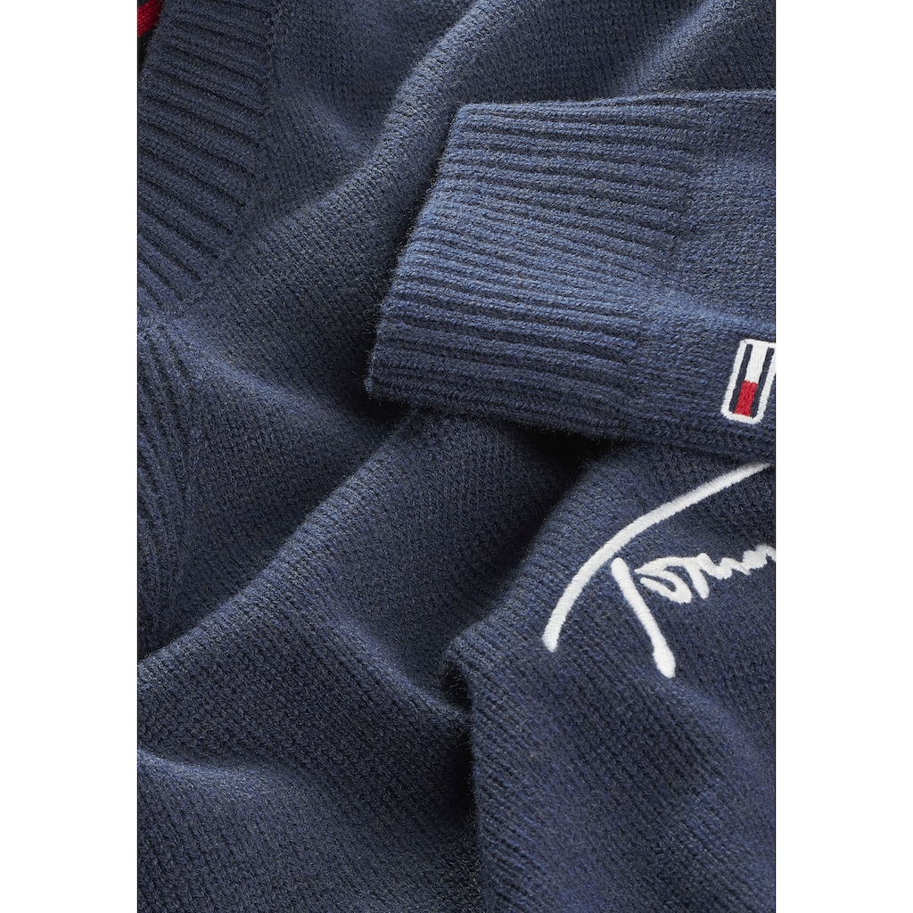 Tommy Jeans Strickpullover »TJM RLXD SIGNATURE SWEATER«