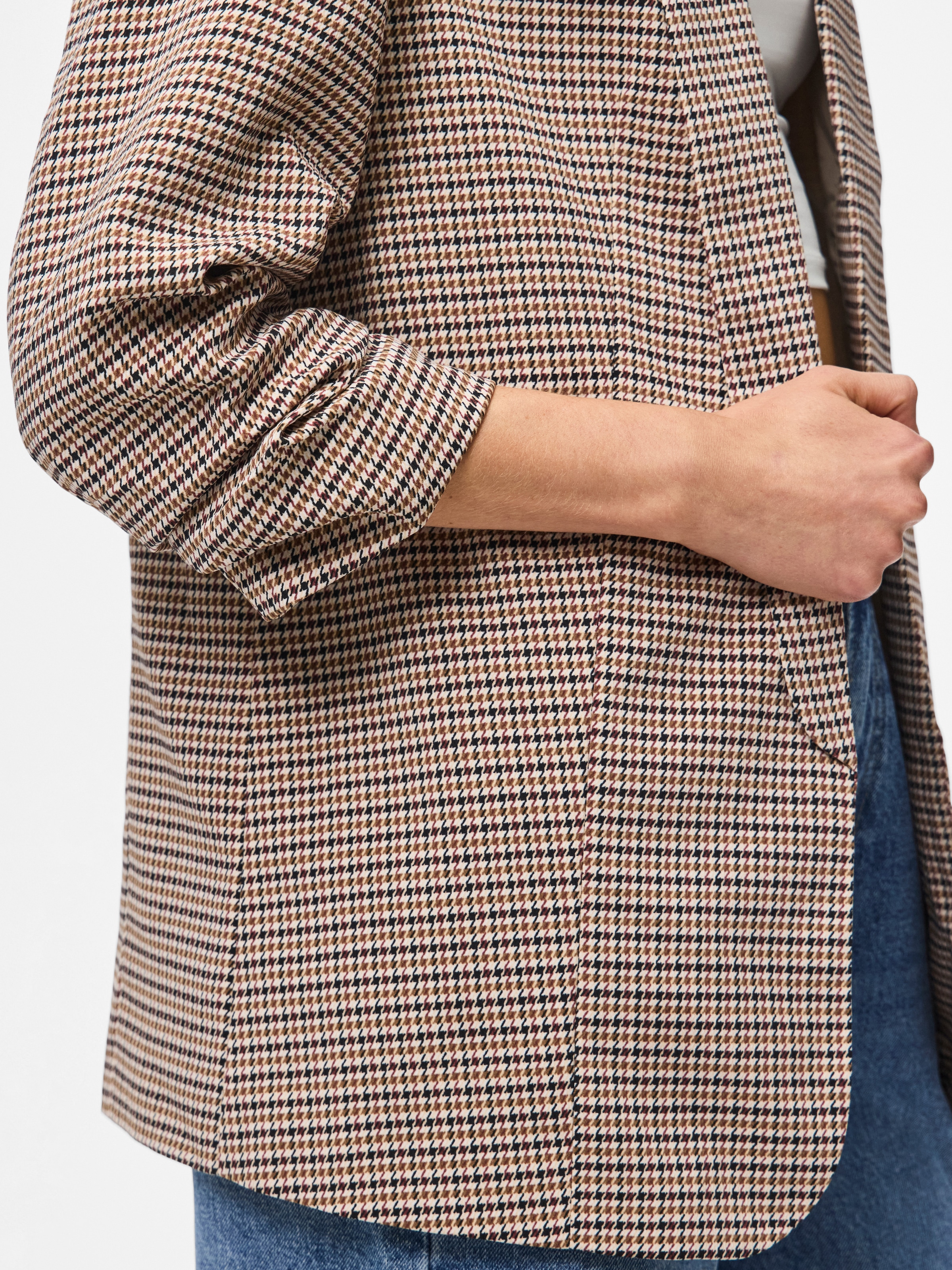 pieces Blusenblazer »PCBOSELLA 3/4 PRINTED BLAZER NOOS« mit 3/4 Ärmel