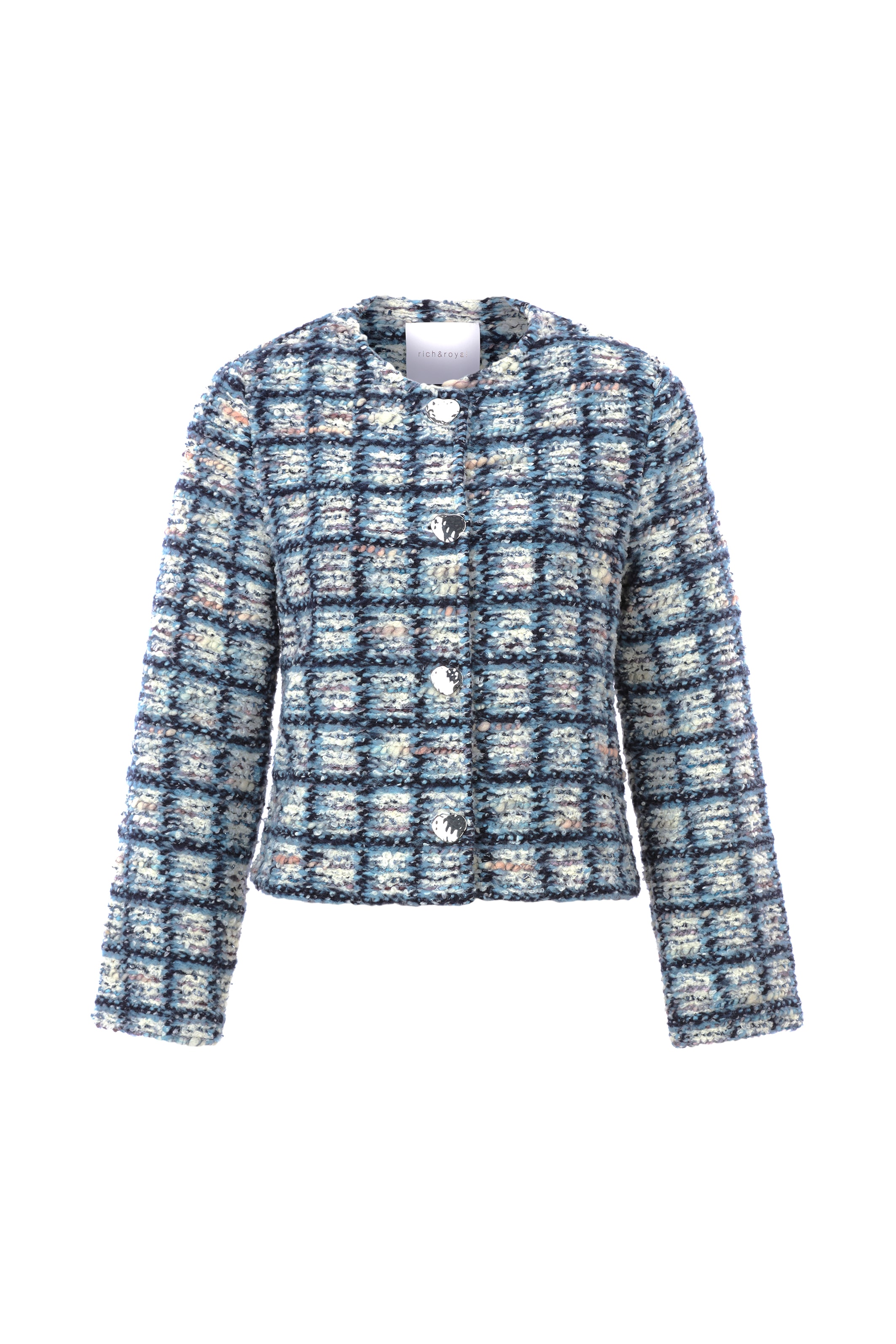 RICHROYAL Kurzblazer, Mit Glitzerdetails in der Wolle
