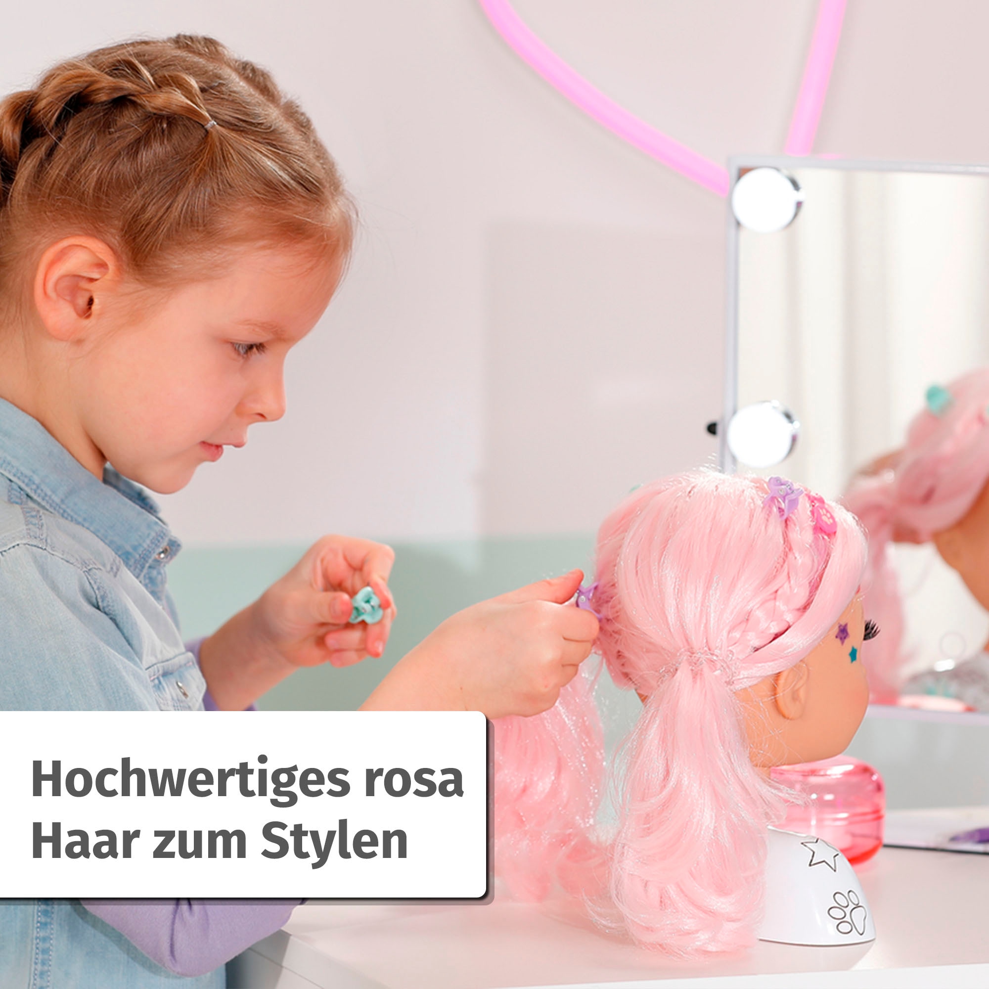 Baby Born Frisierkopf »Stylingkopf Kreativ«, mit Zubehör