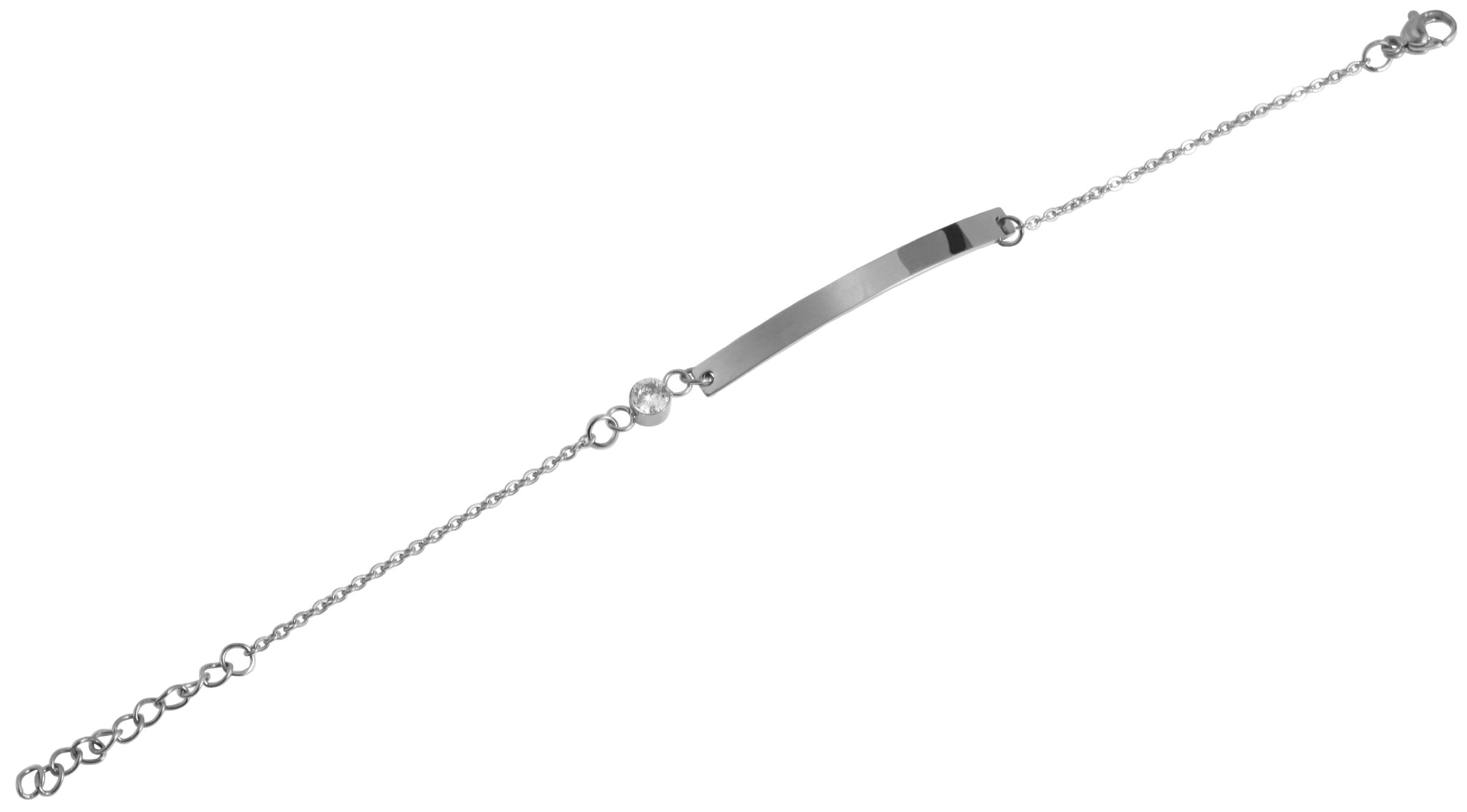 Adelia´s Armband »Damen Armband aus Edelstahl 17 cm«