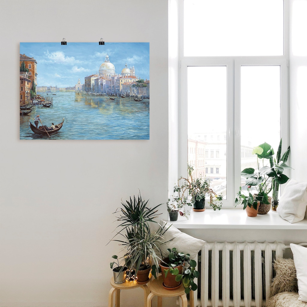 Artland Wandbild »Venedig«, Europa, (1 St.)