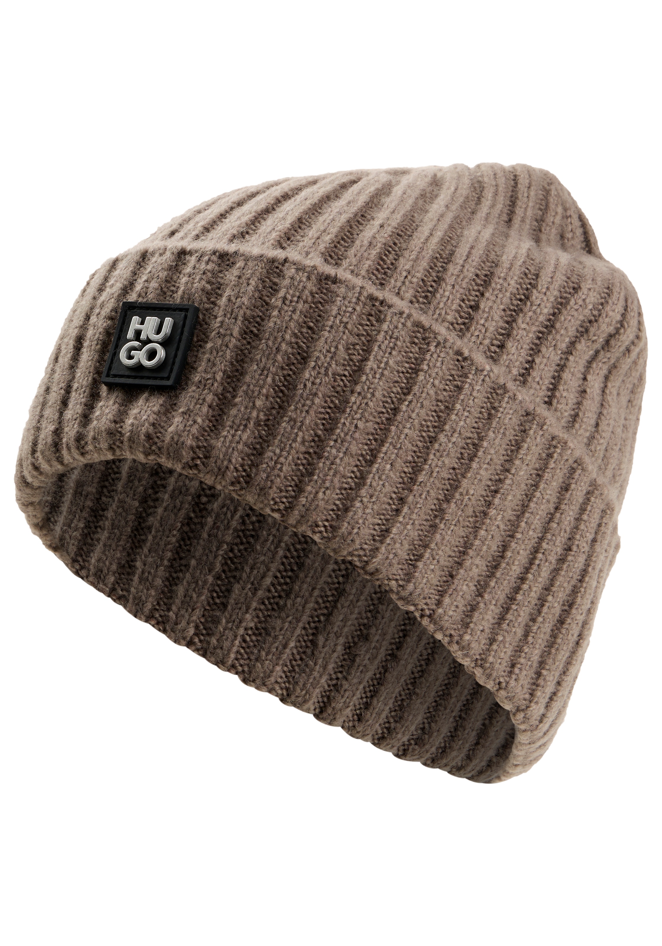 HUGO Schal »Zasgo Set« 2 Stk. und Mütze mit Schurwolle, Geschenkset, unisex