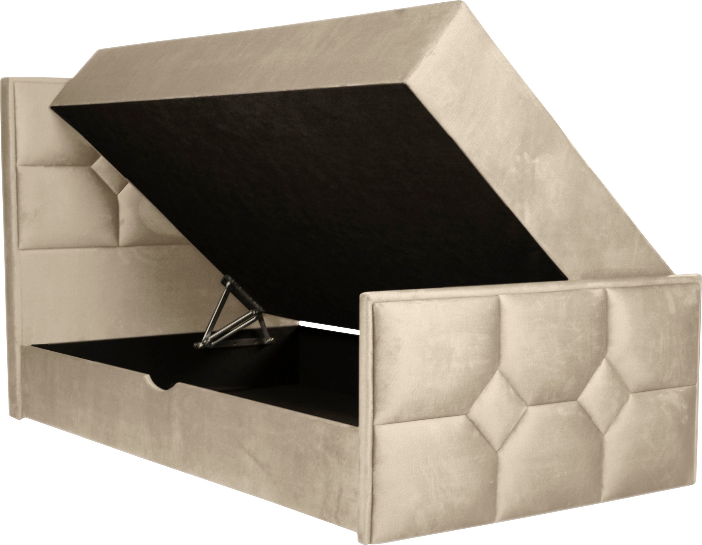 Leonique Boxspringbett »Ambre«, mit Taschen-Federkernmatratze