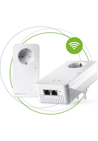 Netzwerk-Adapter »Magic 2 WiFi ac Next Starterkit (2400Mbit, 3x LAN, Mesh)«