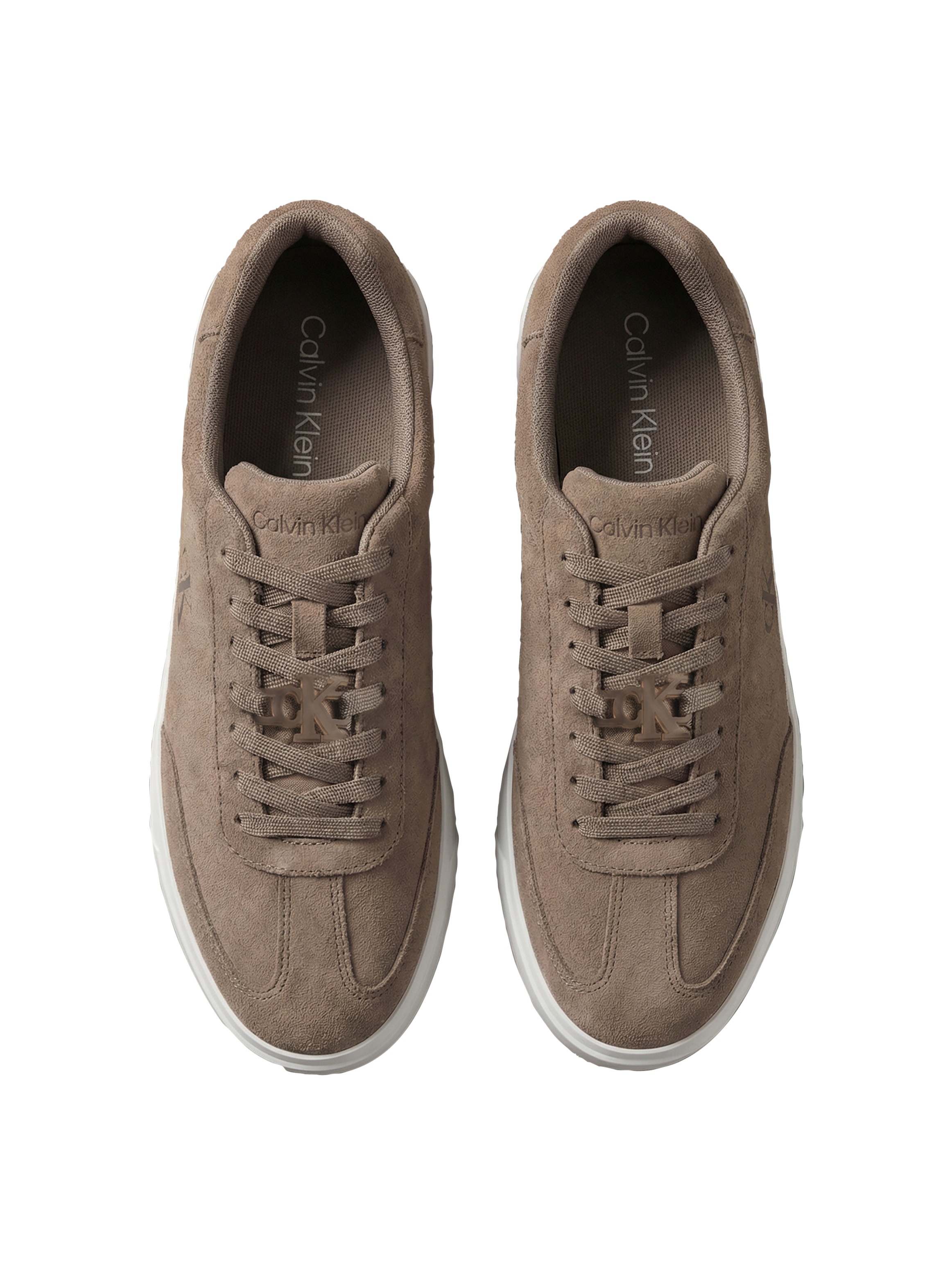 Calvin Klein Sneaker »LOW PROF CUPSOLE WT SU«  Freizeitschuh, Halbschuh, Schnürer mit CK-Logo an der Schnürung
