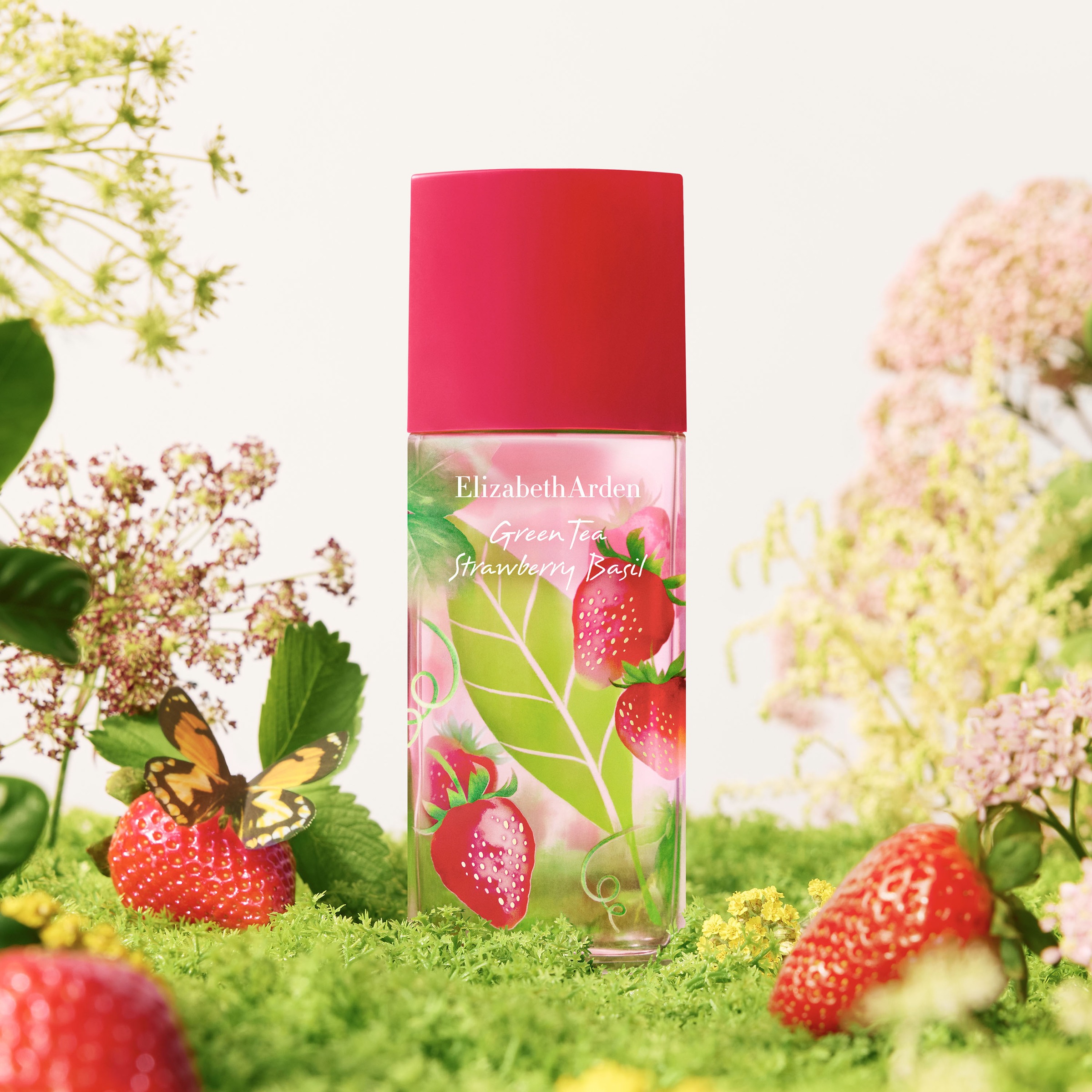 Elizabeth Arden Eau de Toilette »GREEN TEA STRAWBERRY BASIL EDT« mit fruchtig-würziger Duftnote