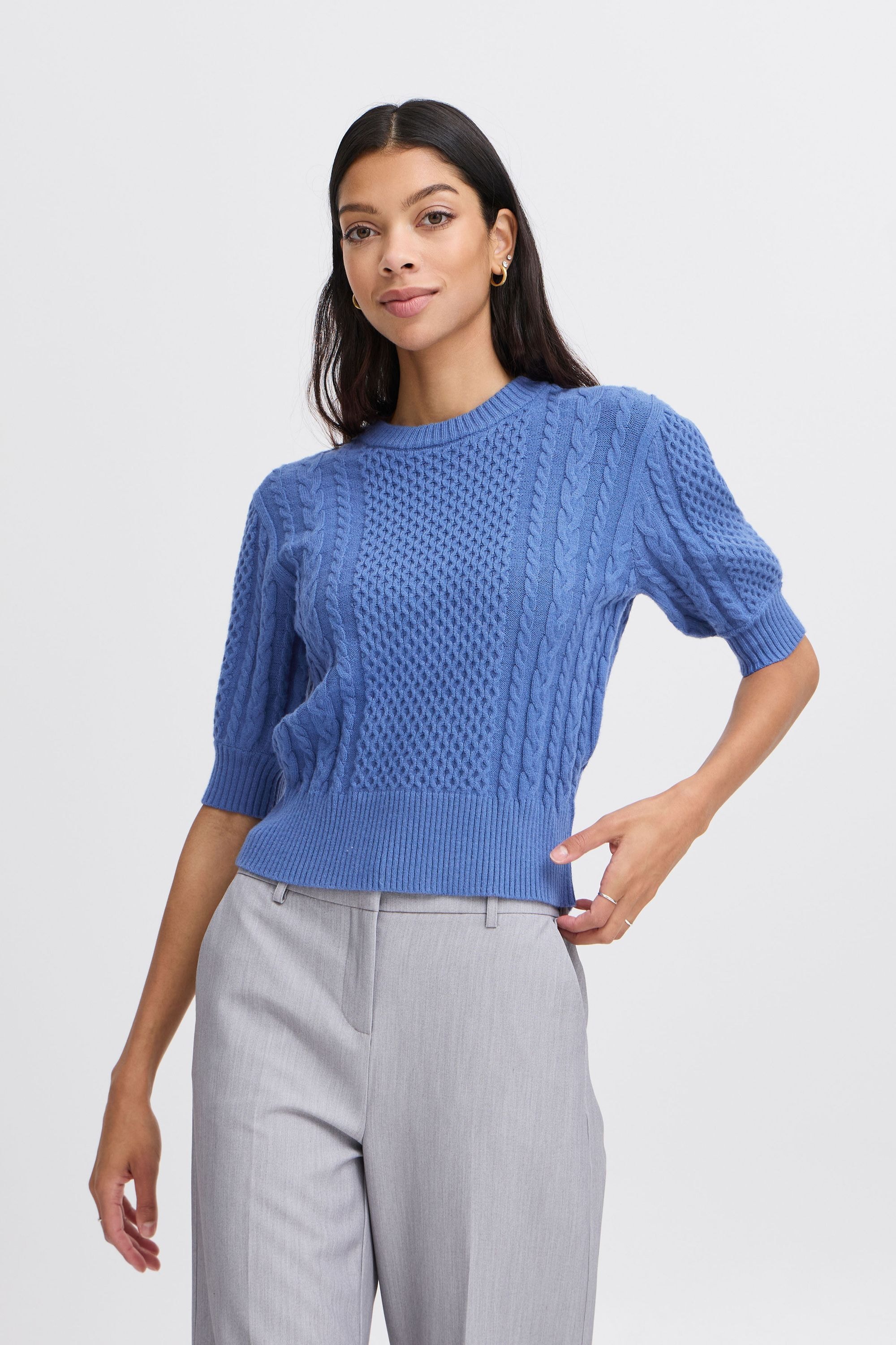 b.young Strickfleece-Pullover »Strickpullover BYNIBE SS JUMPER -«