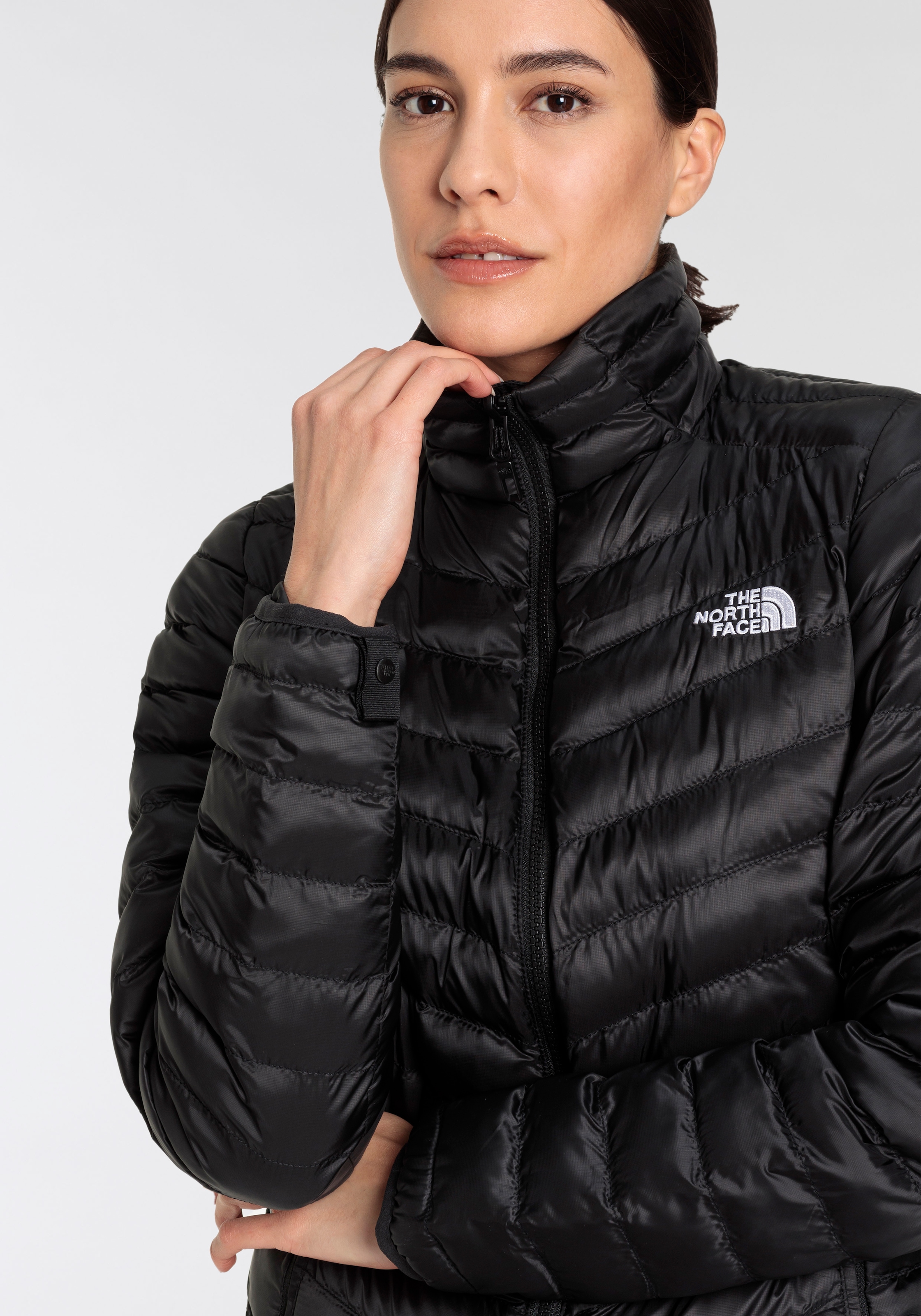 The North Face Funktionsjacke »W HUILA SYNTHETIC JACKET«, (1 St.), ohne Kapuze, mit Logoschriftzug