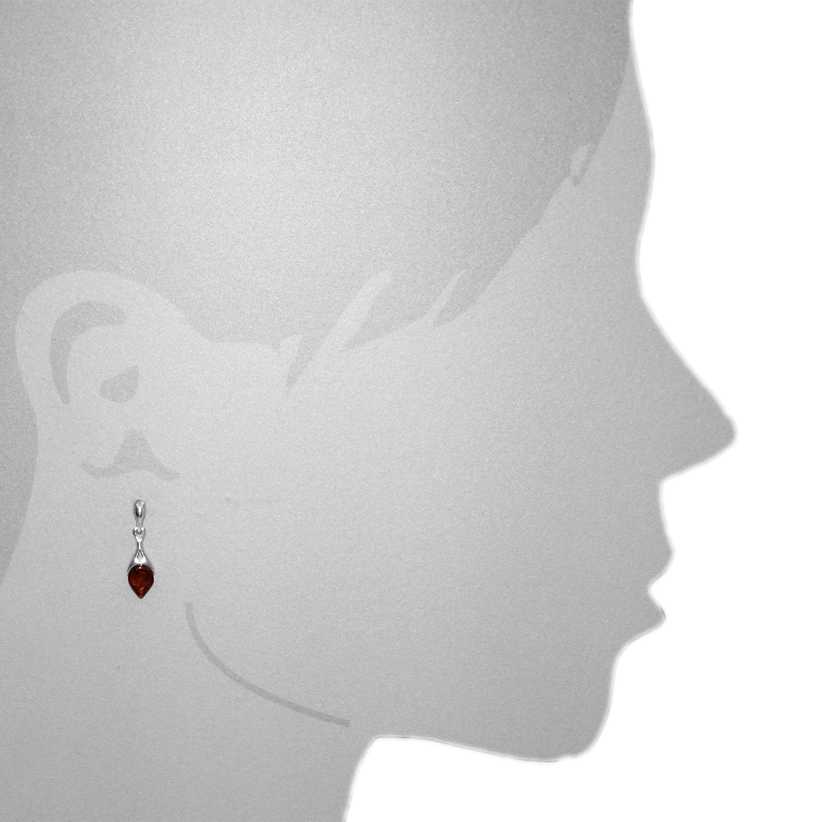 OSTSEE-SCHMUCK Paar Ohrhänger »- Ditte - Silber 925/000 - Bernstein«