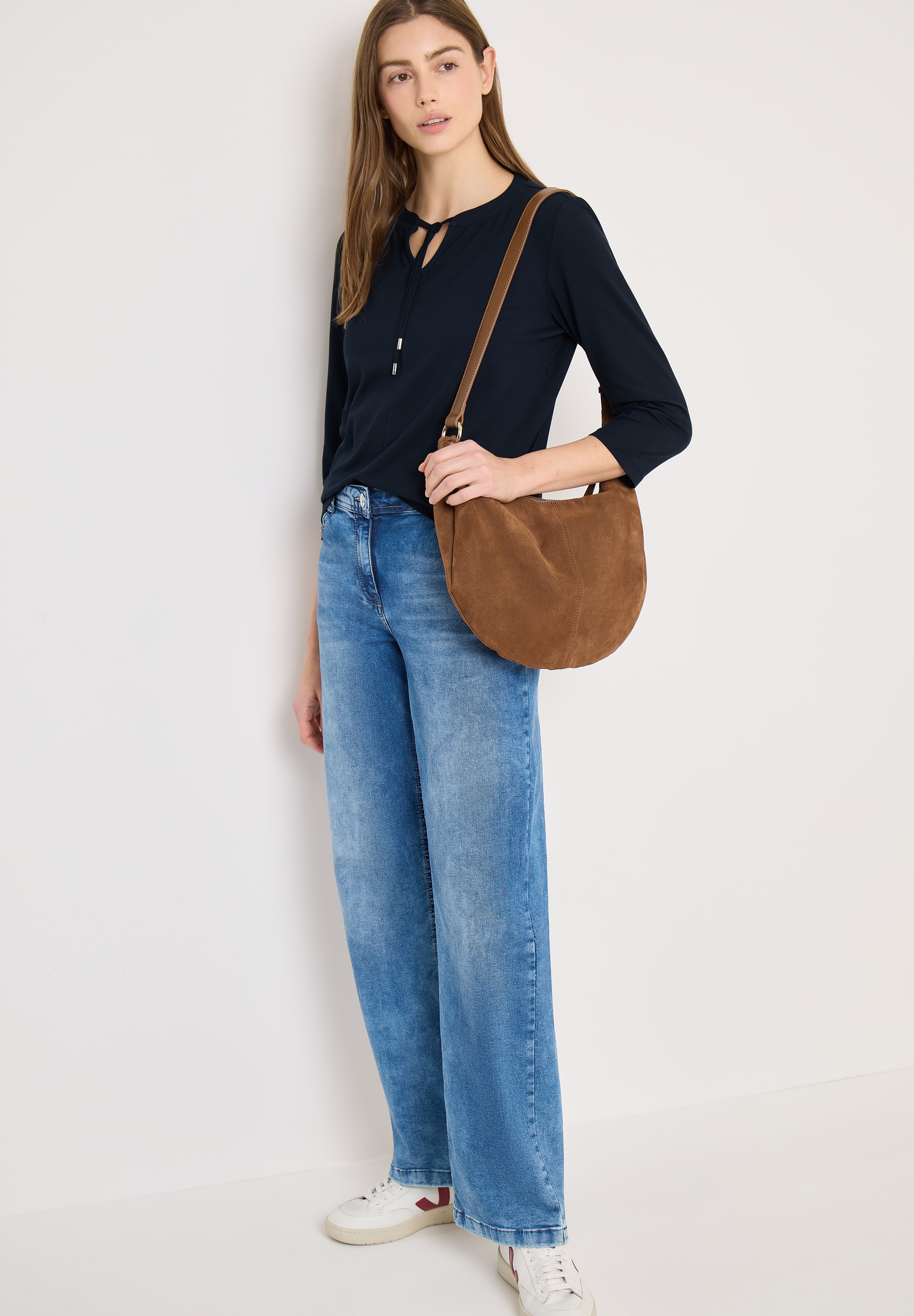 Cecil 3/4-Arm-Shirt Sommershirt  im Tunika-Look