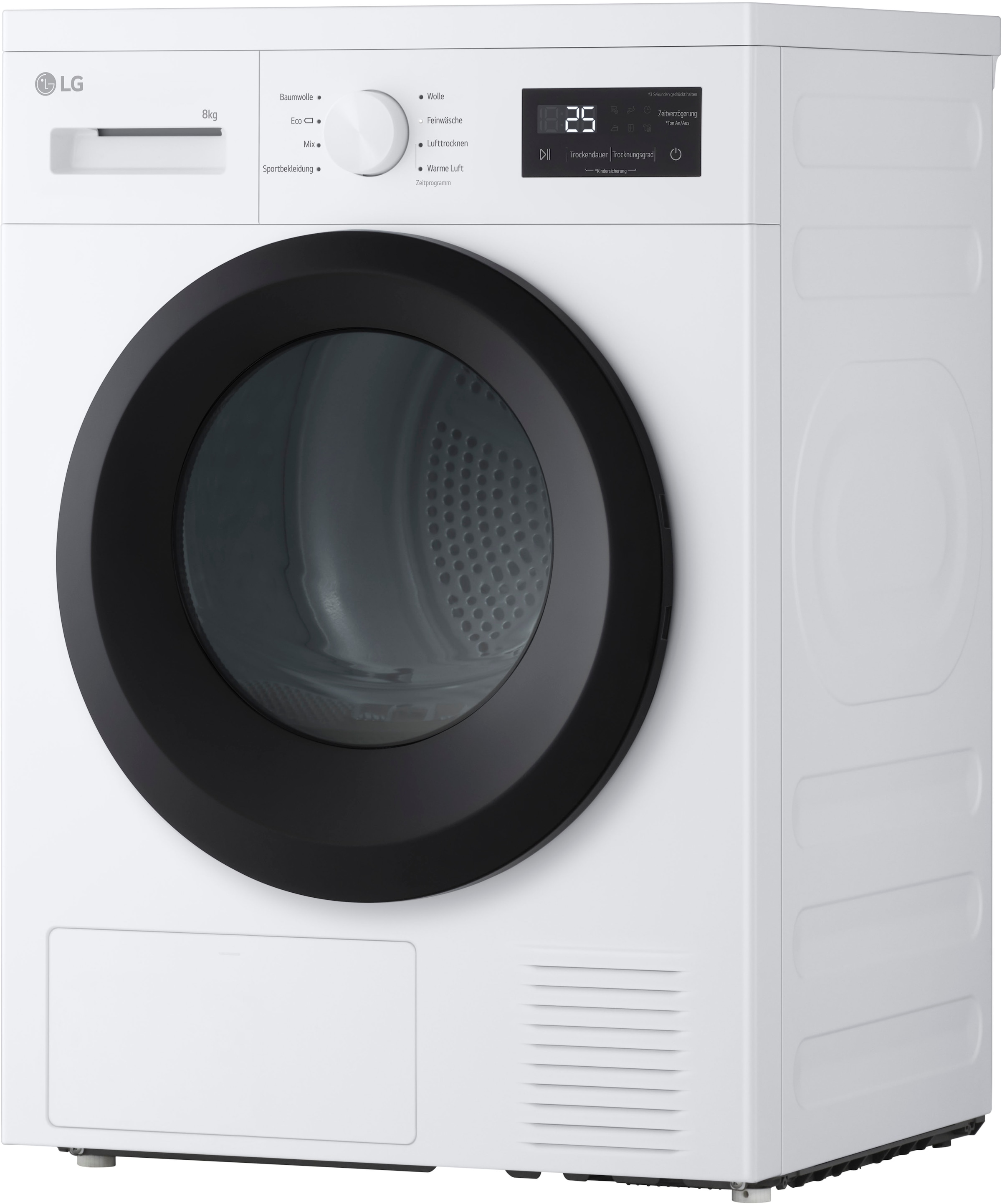 LG Wärmepumpentrockner »RT80B2« Sicherheitsglastür