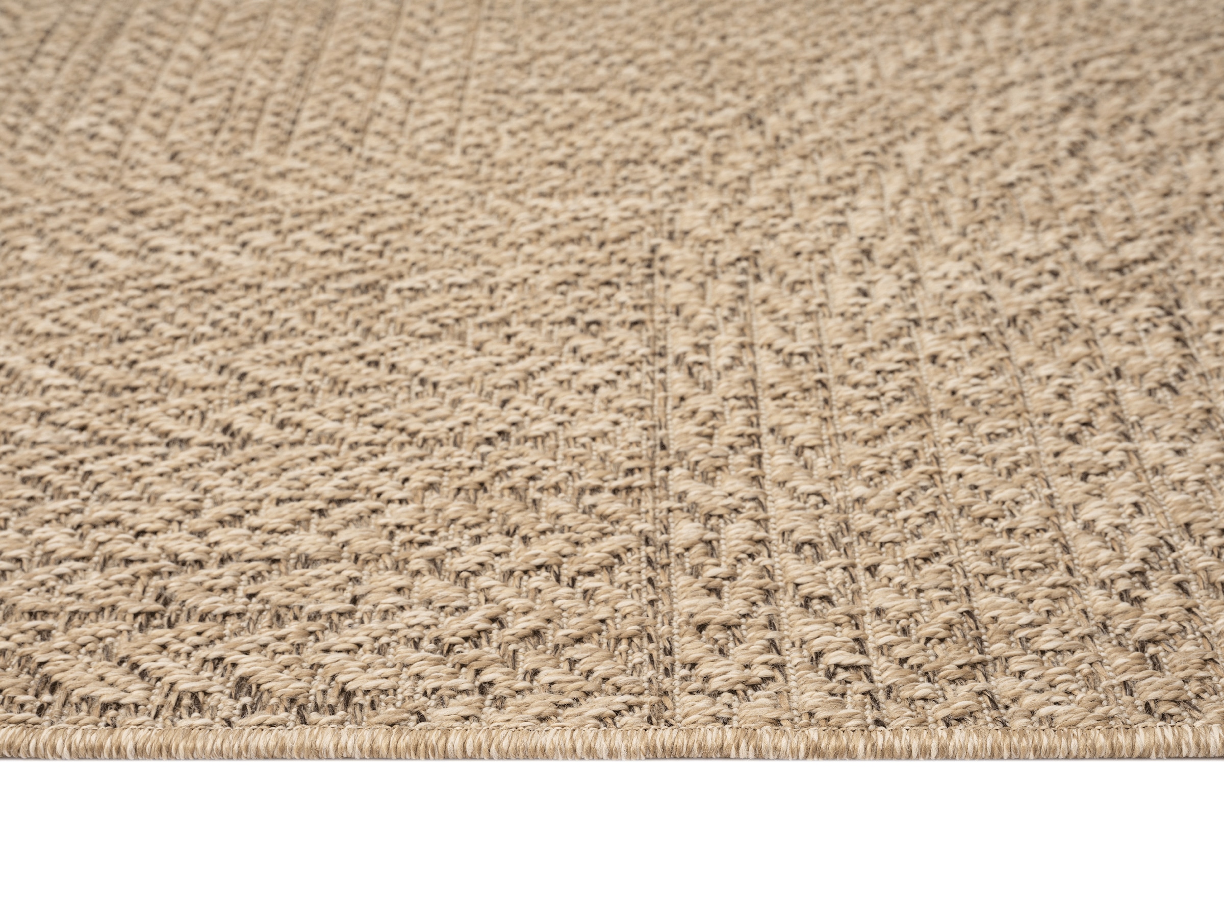 merinos Teppich »Kenzy 7«, rechteckig, 1 mm Höhe, robuster In- und Outdoor Teppich im natürlichen Jute-Look, wetterfest