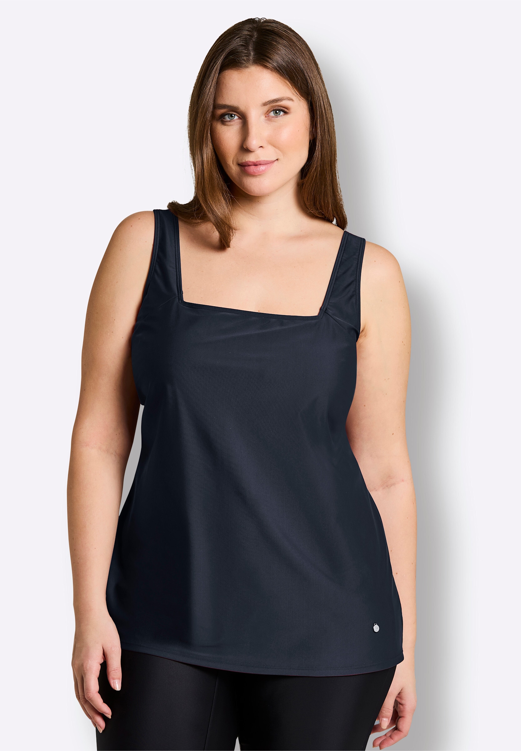 Sheego Tankini »Tankini-Oberteil Tankini-Oberteil mit Karree-Ausschnitt«