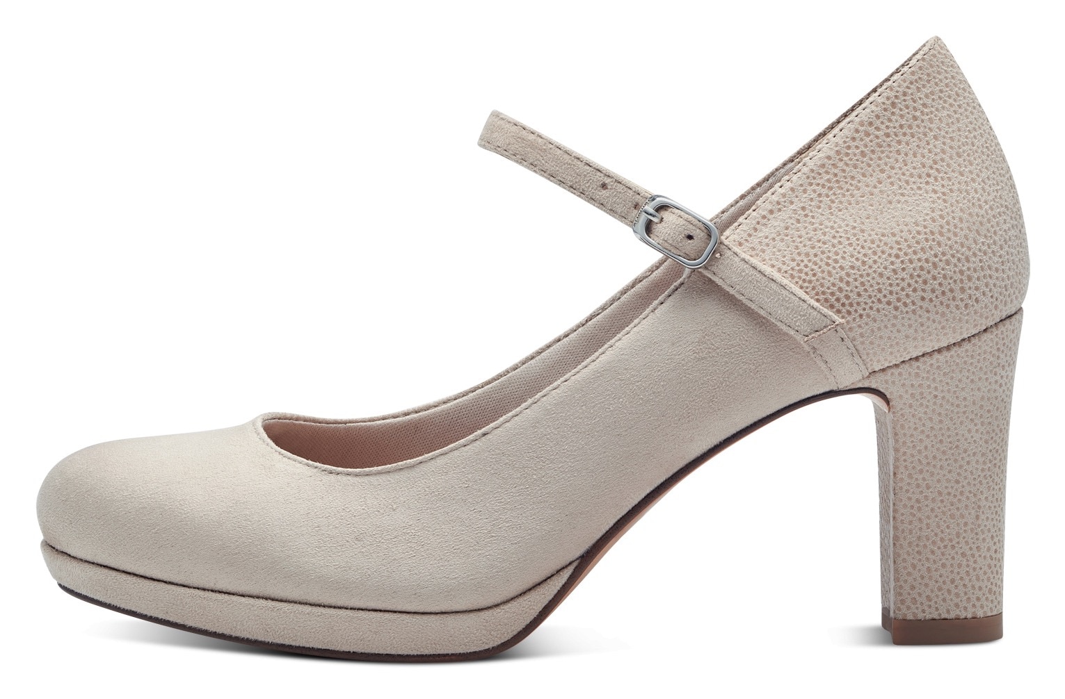 Tamaris Spangenpumps, mit Metallic-Applikation an der Ferse und Absatz