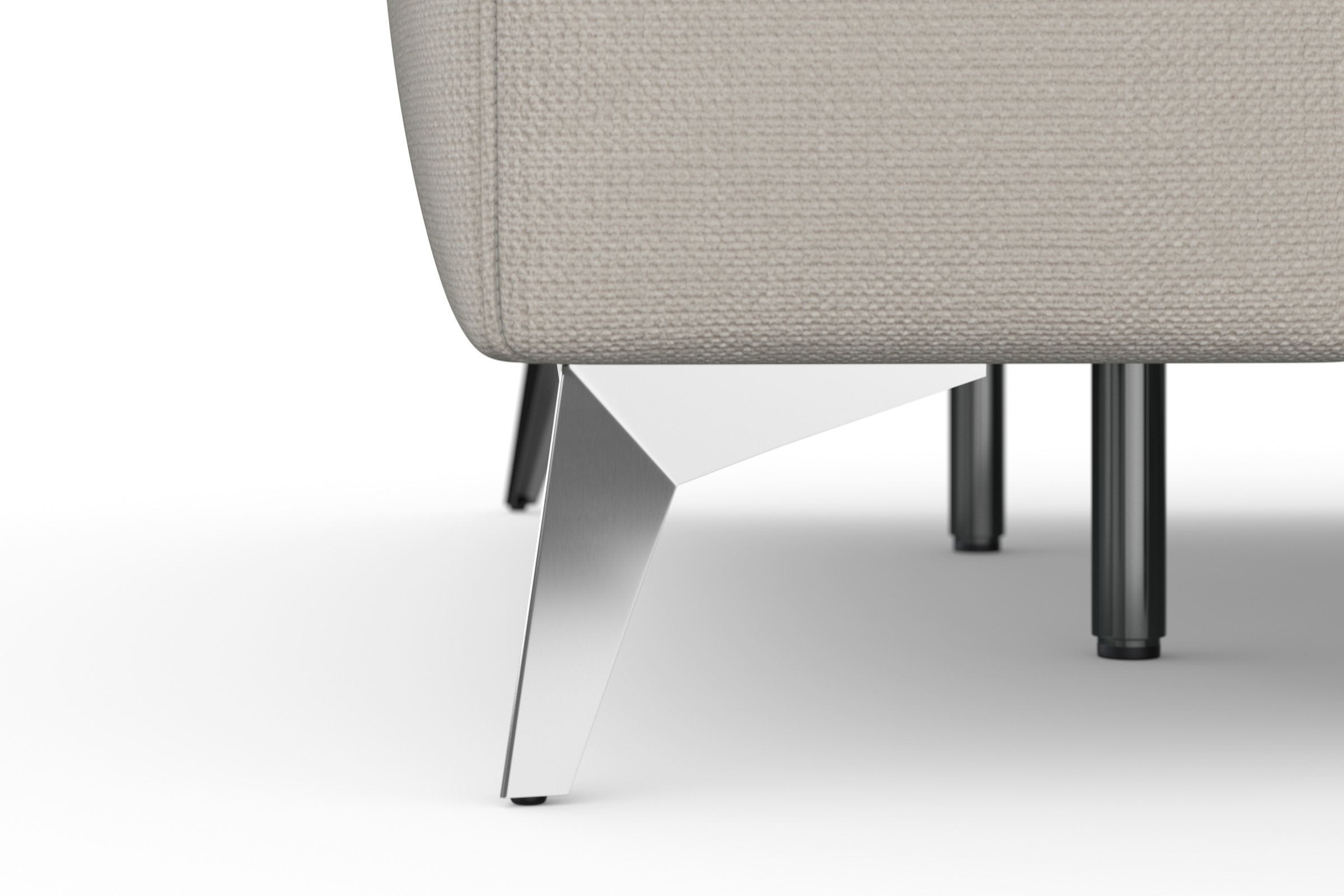 sit&more Ecksofa »Baviene L-Form«, inklusive Sitztiefenverstellung und Federkern, wahlweise Bettfunktion