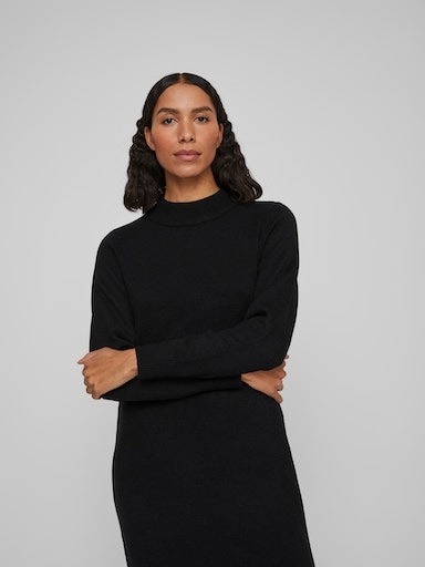 Vila Strickkleid »VIRIL CREW NECK L/S MIDI DRESS - NOOS«