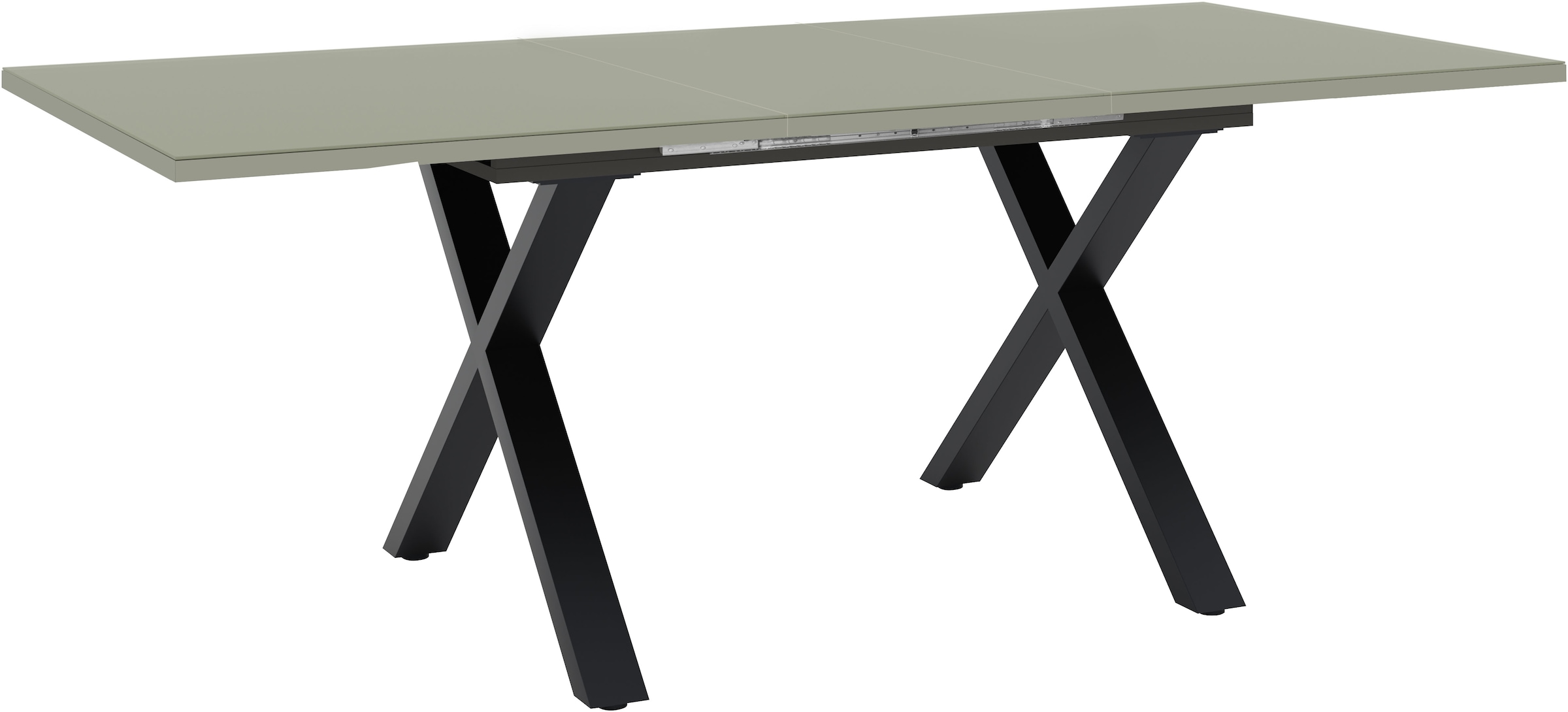 Mäusbacher Esstisch Esstisch ausziehbar auf 210 cm, eckige Tischform, Gestell X-Form