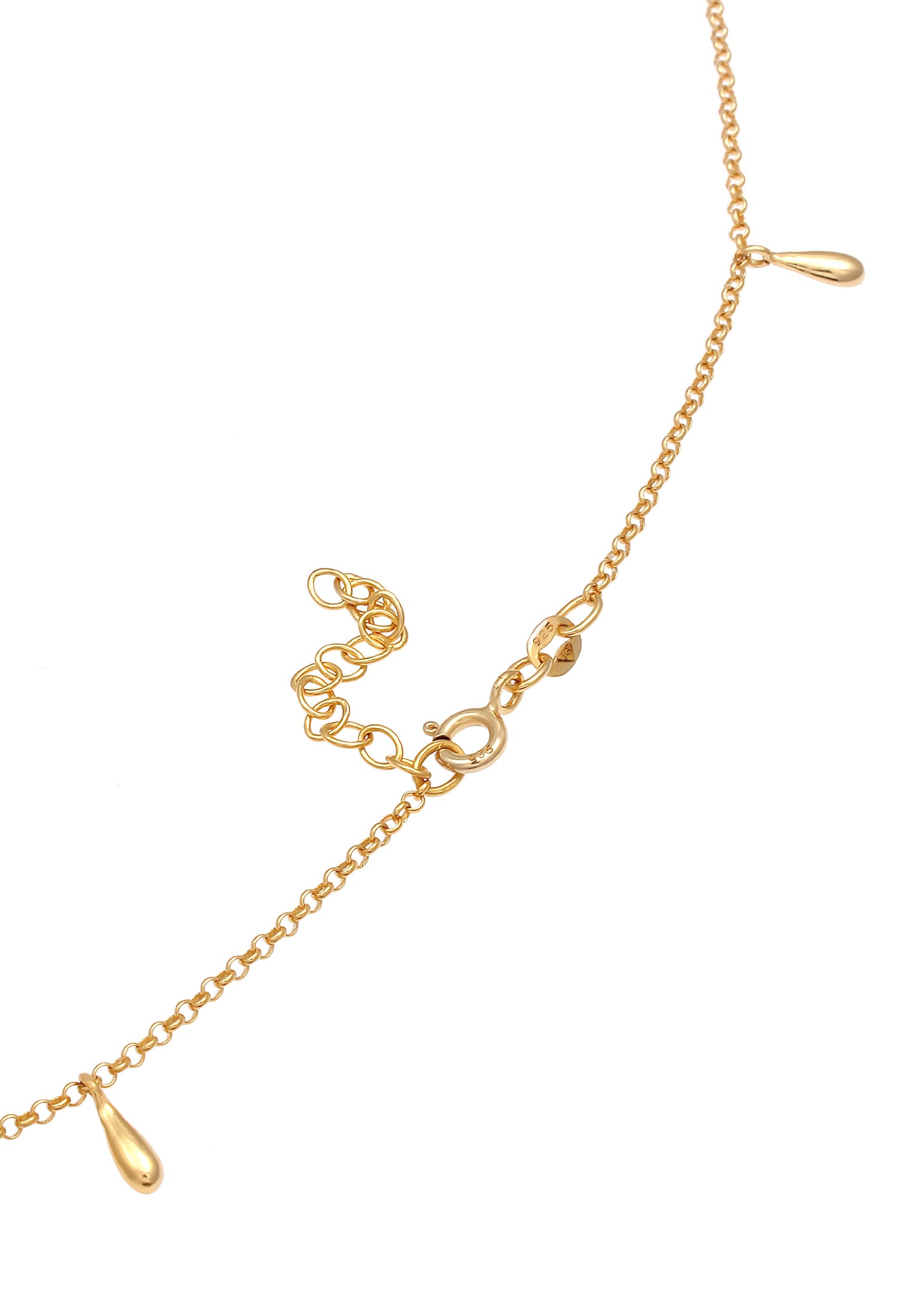Elli Choker »Halskette Choker Kette Kurz Tropfen Geo 925 Silber«