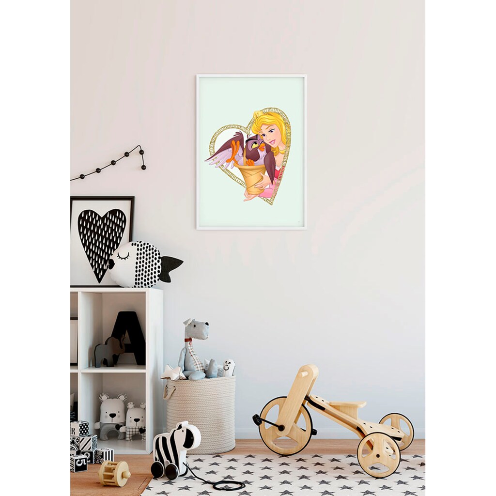 Komar Poster »Aurora & Owl«, Disney, (1 St.), Kinderzimmer, Schlafzimmer, Wohnzimmer