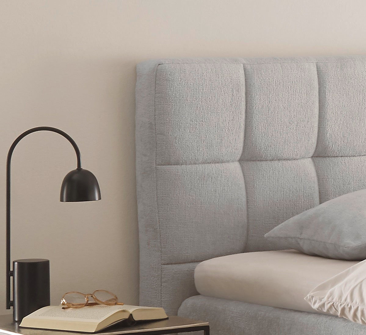 hapo Boxspringbett »Neyla erhältlich in den Breiten 100, 160, 180 & 200cm« in verschiedenen Matratzenqualitäten, Härtegraden und Farben verfügbar