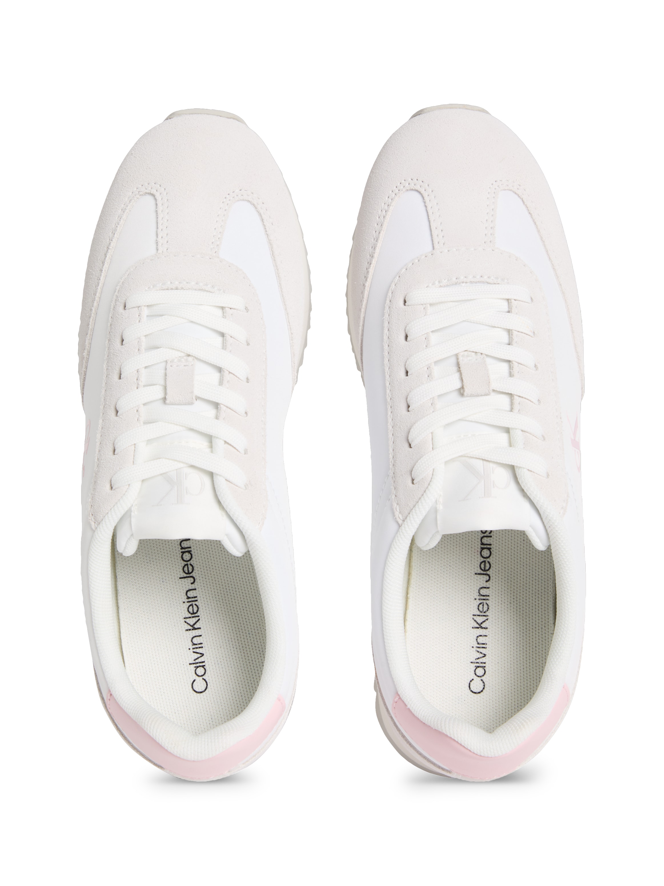 Calvin Klein Jeans Sneaker »RUNNER LACEUP MG NYLON MIX«, Schnürschuh, Halbschuh, Runner-Sneaker mit seitlichem CK-Logo