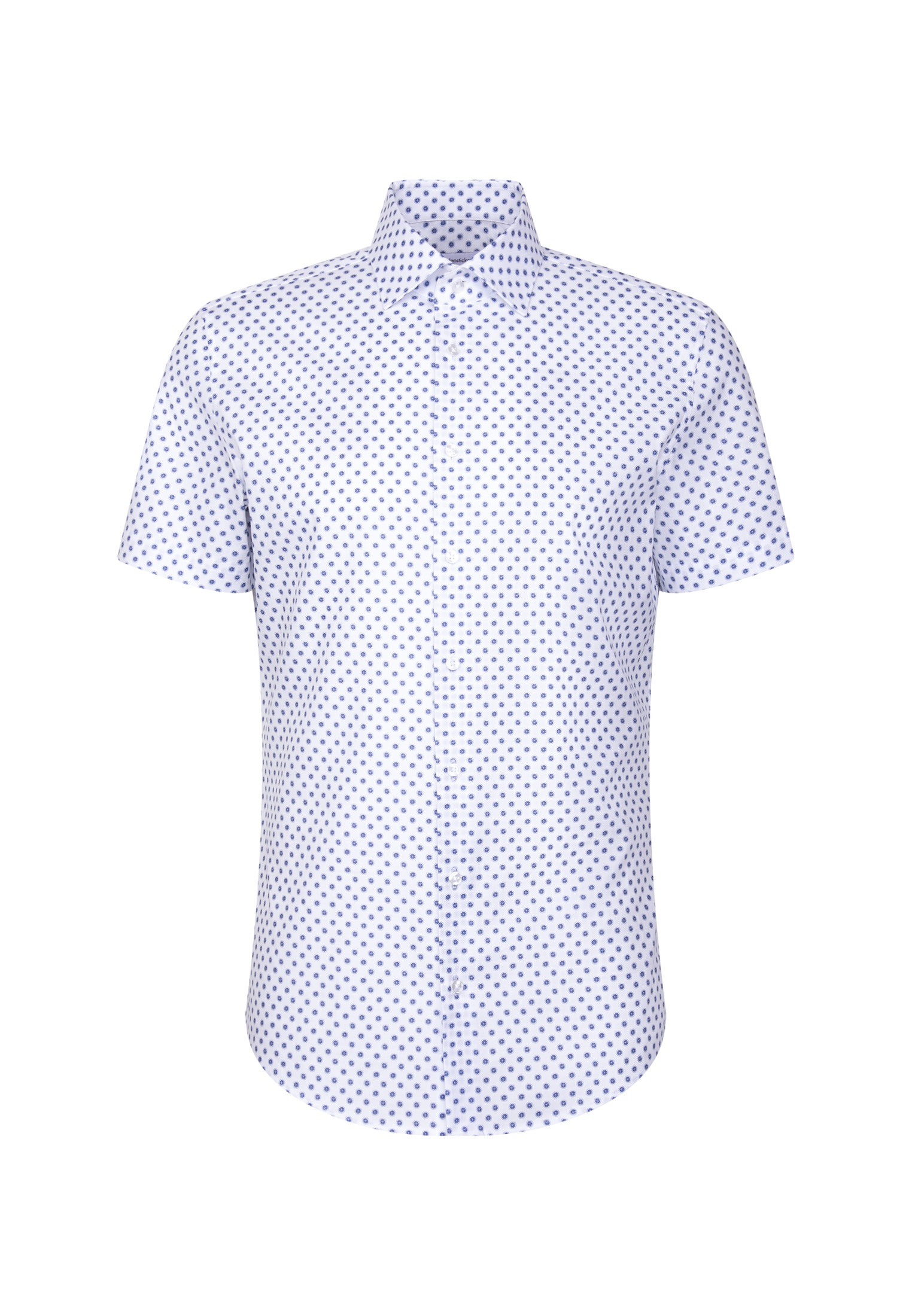 seidensticker Businesshemd »Schwarze Rose« Slim 1/2 Kentkragen Druck