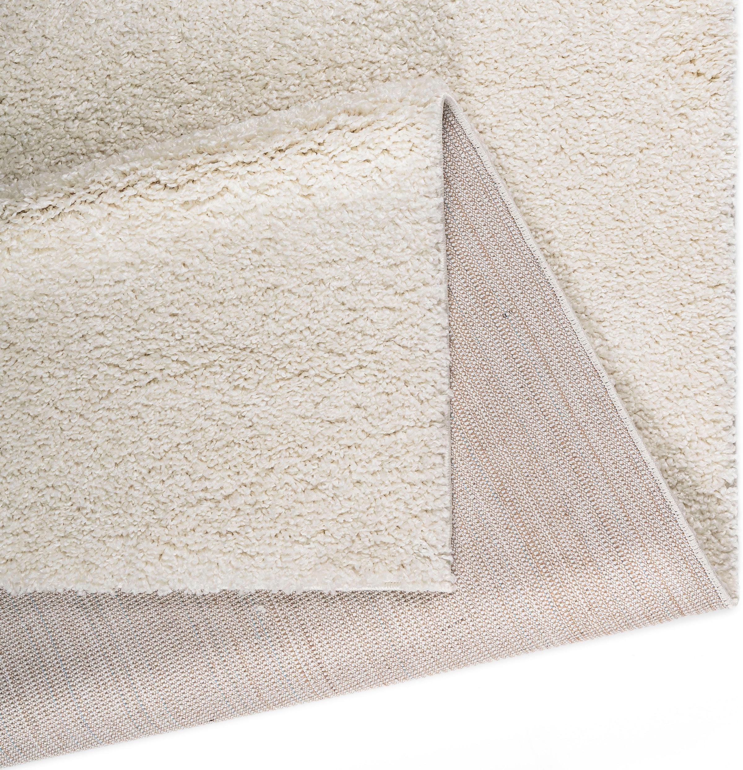 Home affaire Hochflor-Teppich »Shaggy 30«, rechteckig, 30 mm Höhe, Teppich, Uni Farben, besonders weich und kuschelig