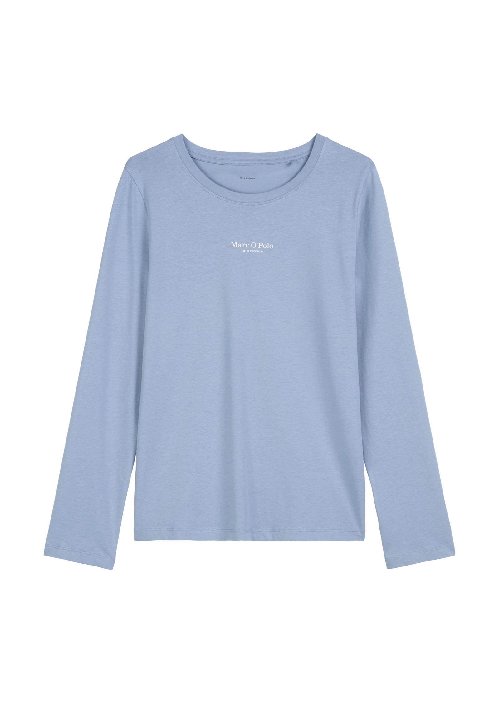 Marc O'Polo Langarmshirt »Mix N Match Cotton«, Baumwolle, weich, atmungsaktiv, Rundhals-Ausschnitt