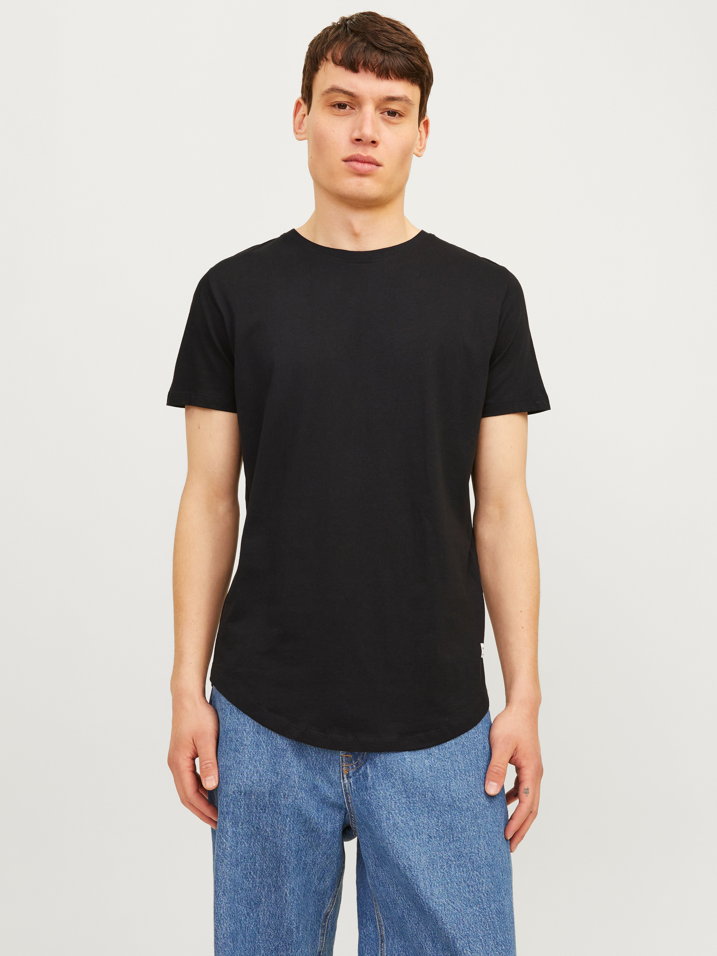 Jack & Jones Rundhalsshirt »JJENOA TEE SS CREW NECK 7PK MP NOOS«, (Packung, 7 tlg.)