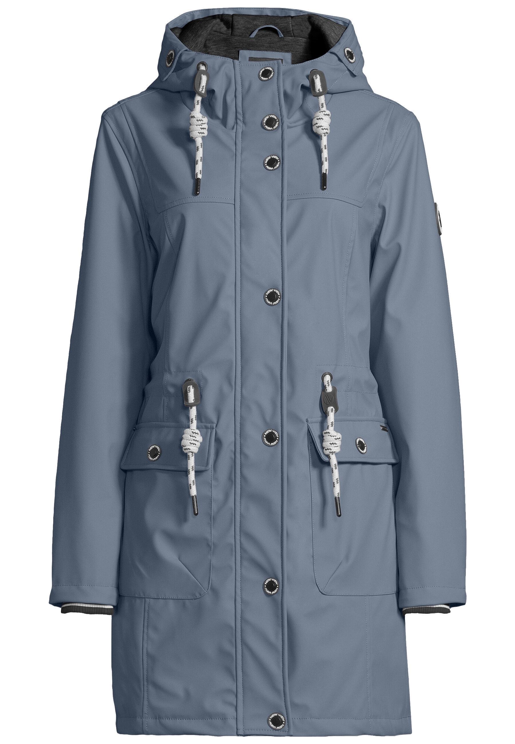 New View Regenjacke »Lillie« mit Kapuze mit weitenregulierbarer Kapuze