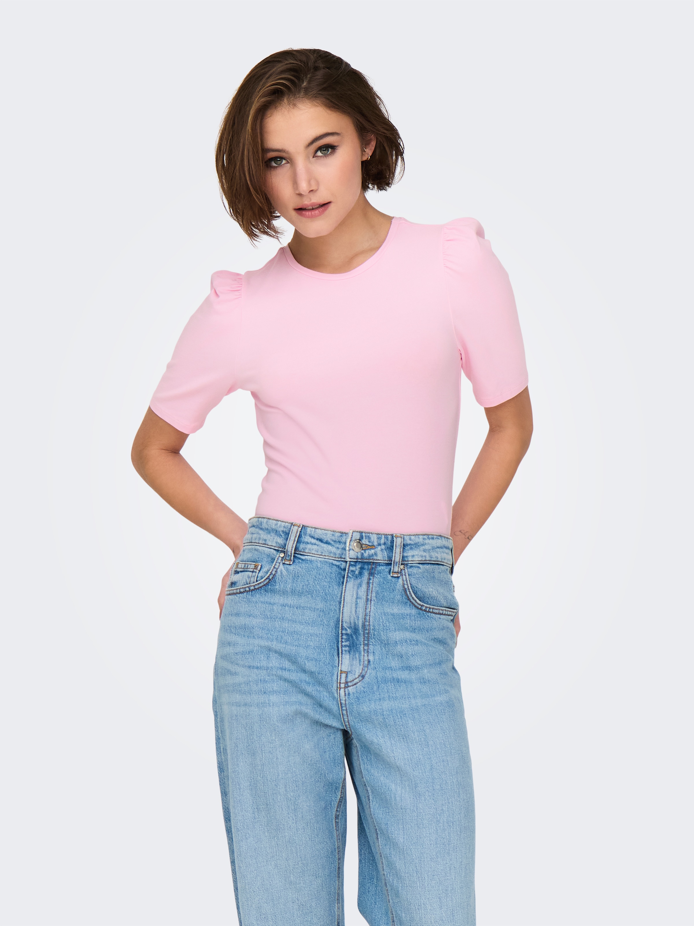 ONLY Kurzarmshirt »ONLLIVE LOVE 2/4 PUFFTOP JRS NOOS«