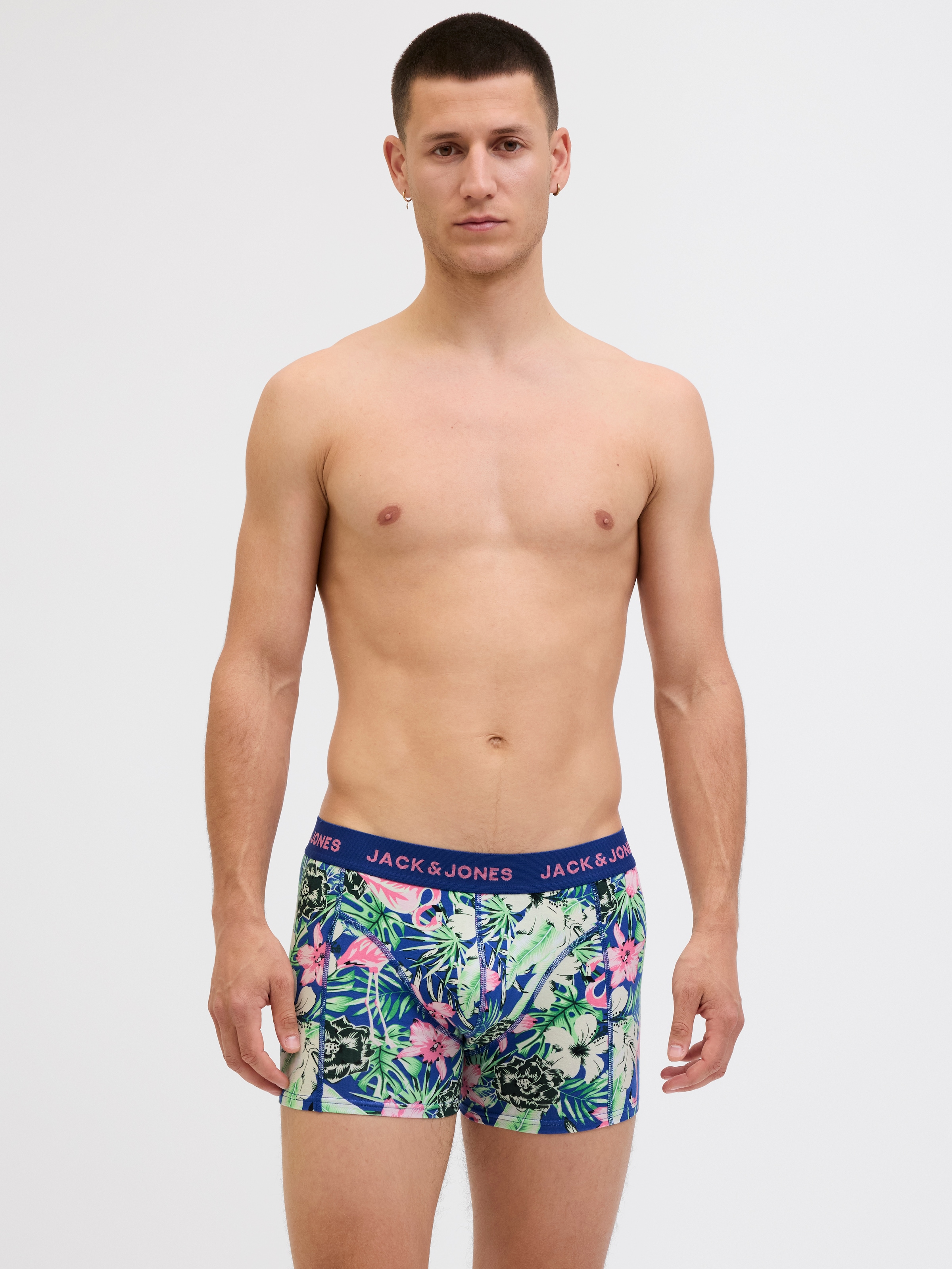 Jack & Jones Trunk »JACFRED FLAMINGO TRUNKS 3 PACK SN«, (Packung, 3 St.)