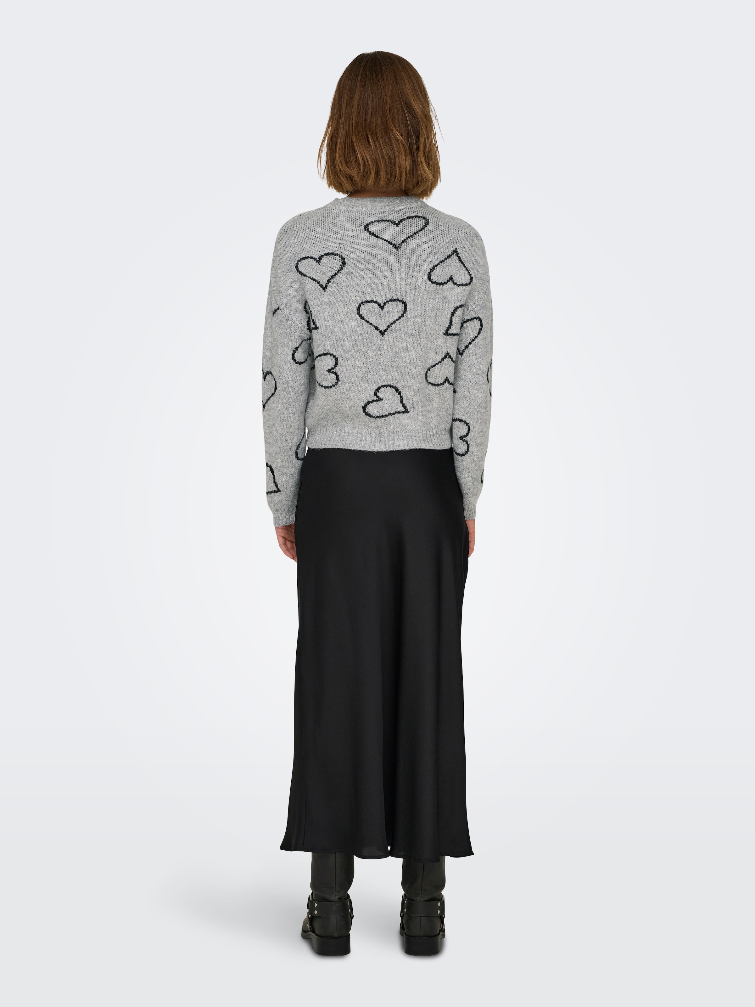ONLY Rundhalspullover »ONLHAPPIE LS HEART O-NECK KNT«